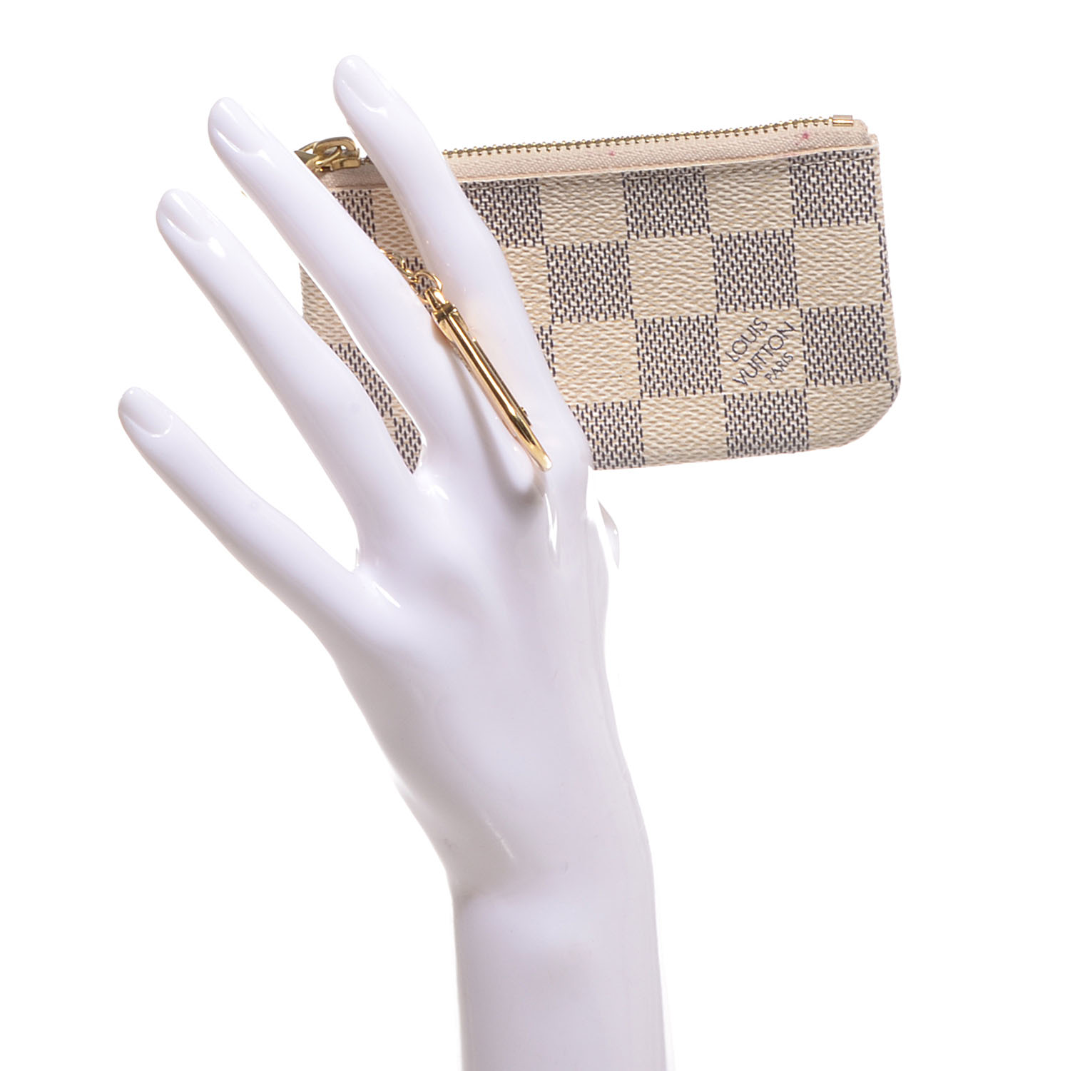 louis vuitton key pouch damier azur canvas