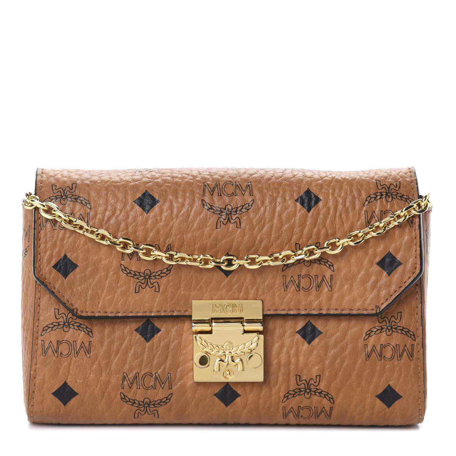 mcm small millie visetos crossbody bag