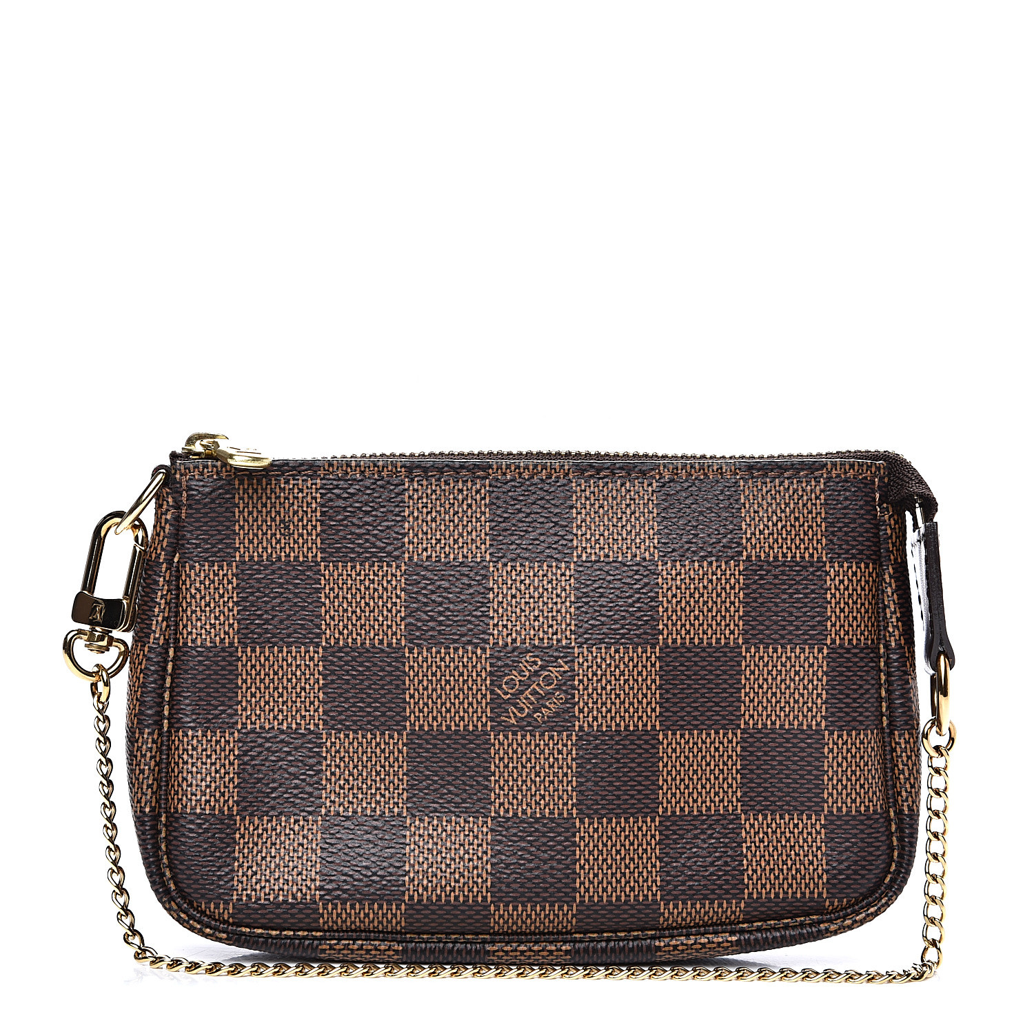 louis vuitton pochette accessoires damier ebene mini brown