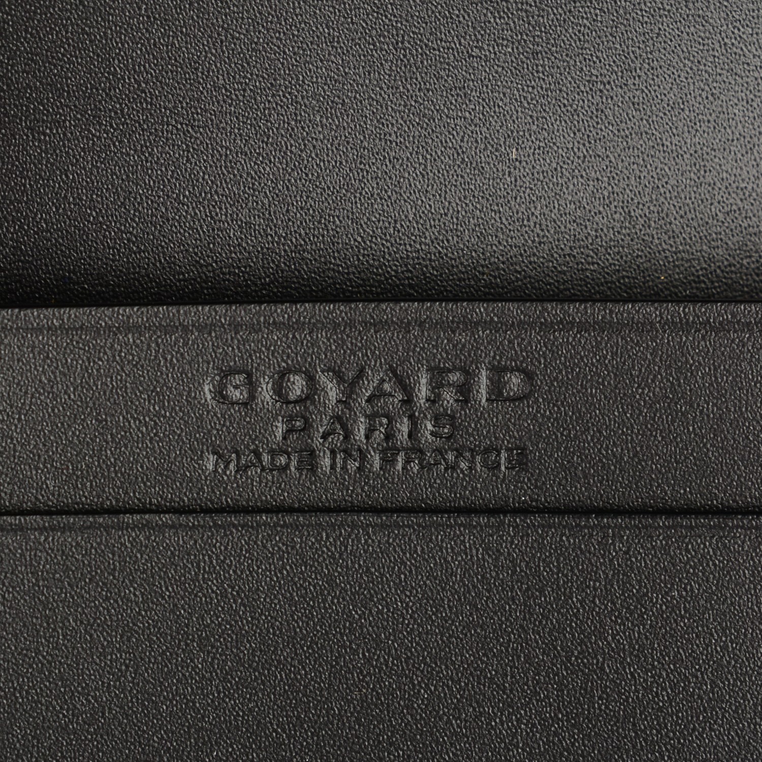 GOYARD Goyardine Business Card Holder Black 168732