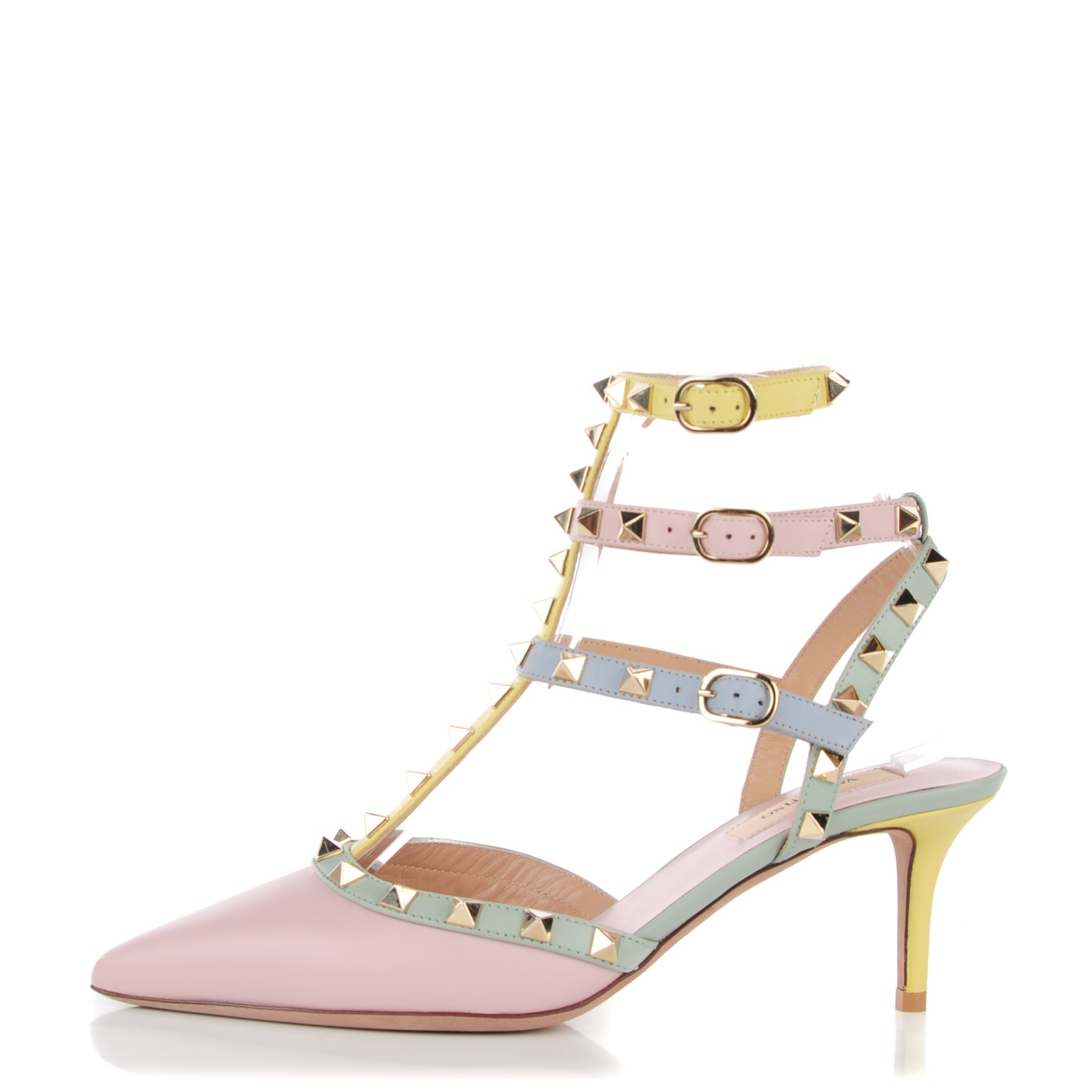 VALENTINO Calfskin Watercolor Rockstud 