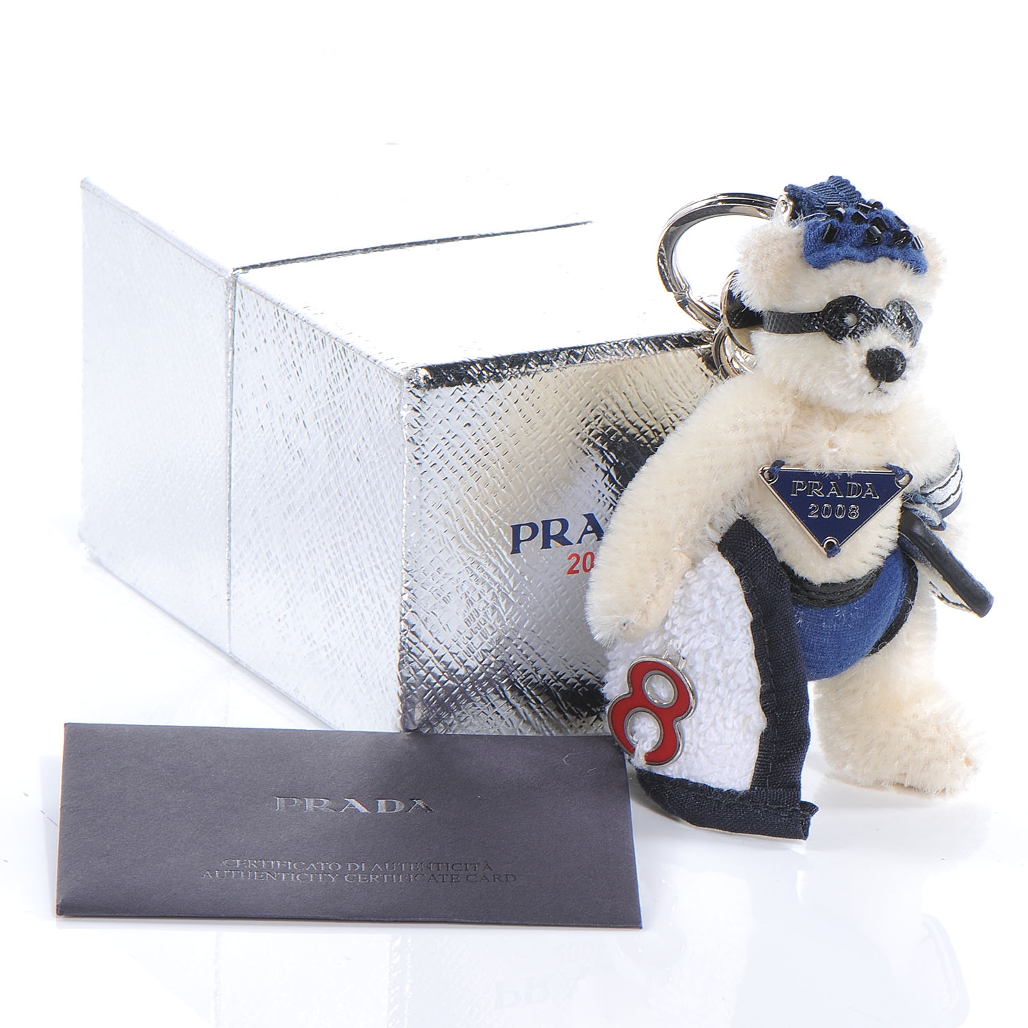 prada teddy keyring