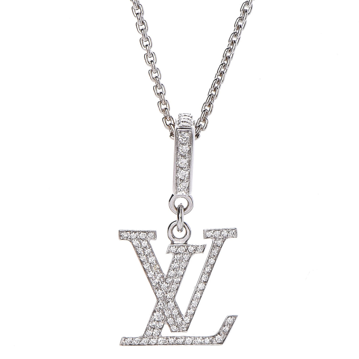 Louis Vuitton Monogram Ring Necklace M62485 Necklace Ring Free