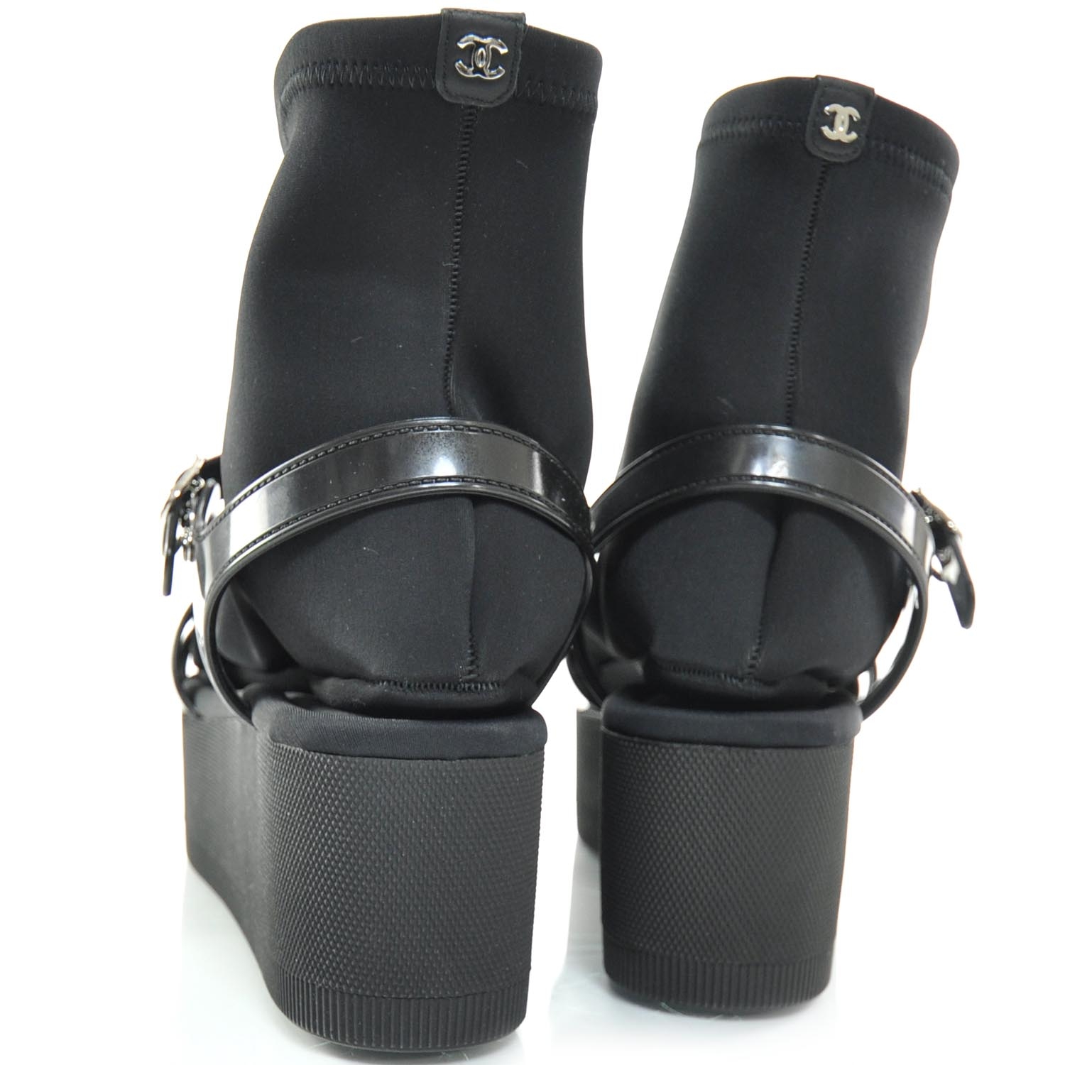 rubber chanel sandals