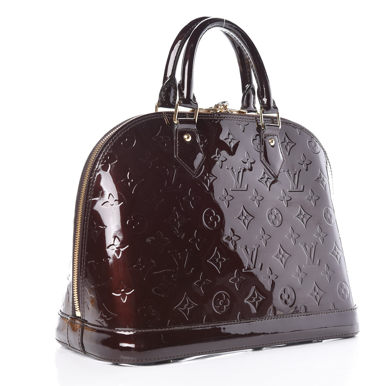 louis vuitton vernis alma pm amarante