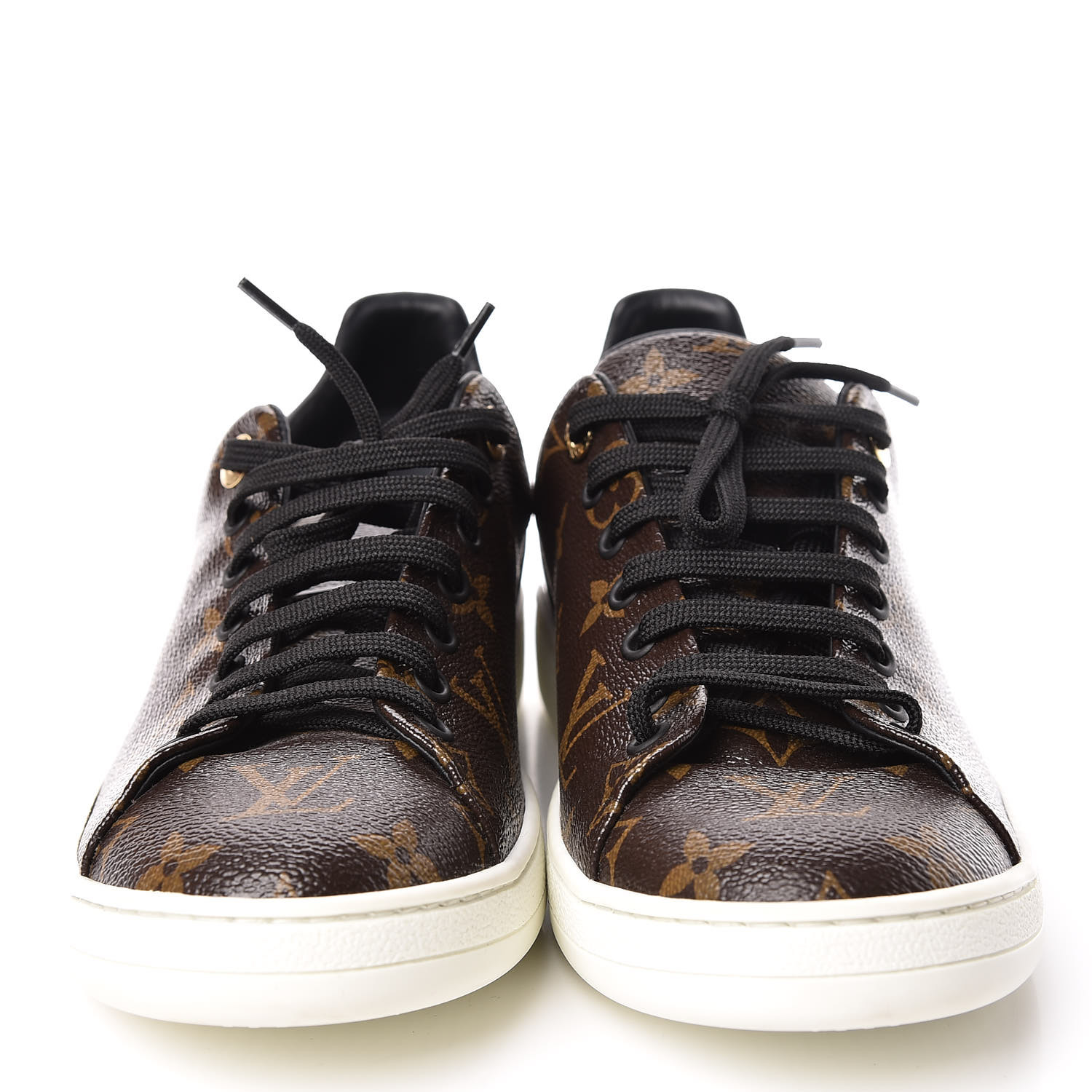 LOUIS VUITTON Patent Monogram Womens Frontrow Sneakers 40 436364