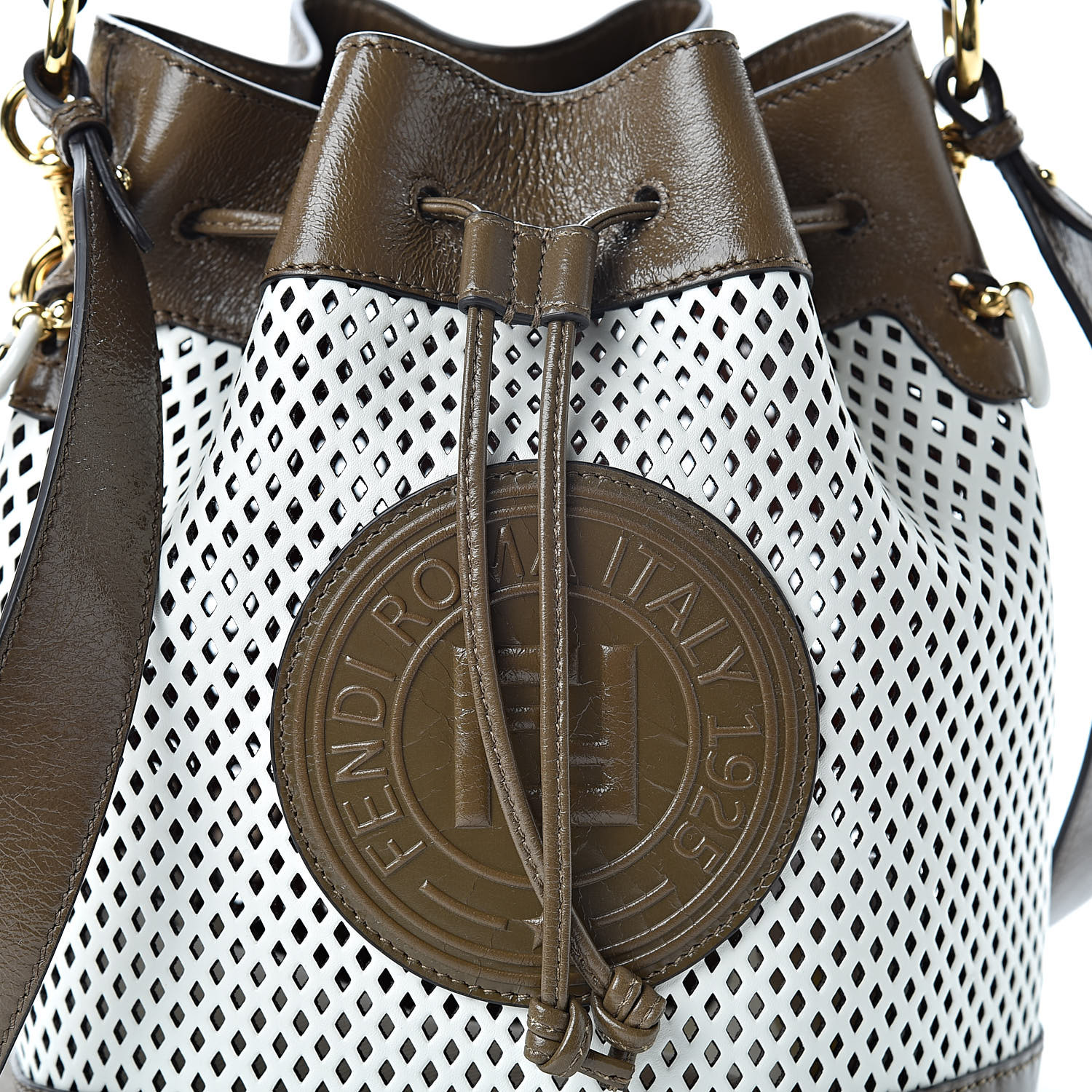 fendi perforated bucket bag