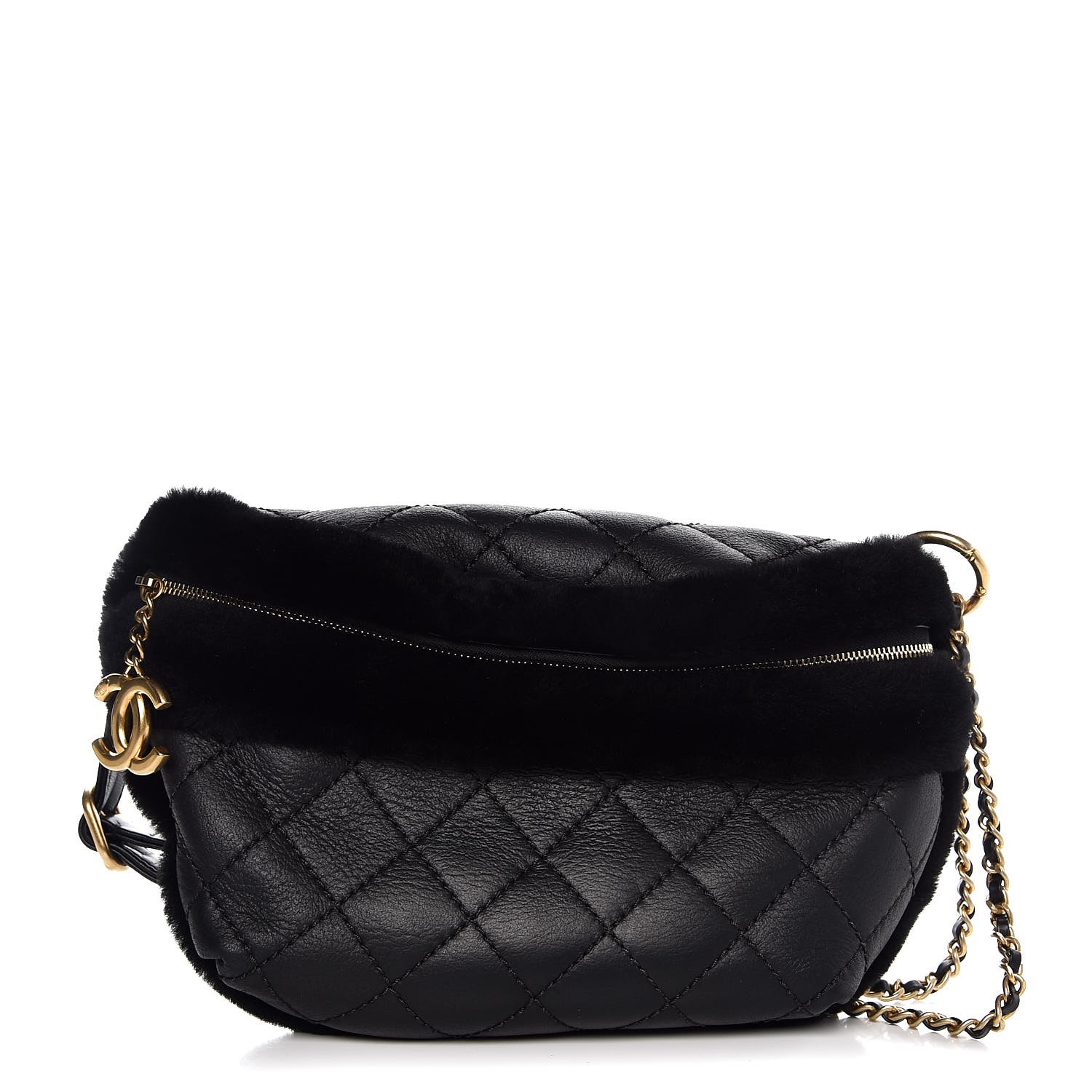 chanel quilted fanny pack