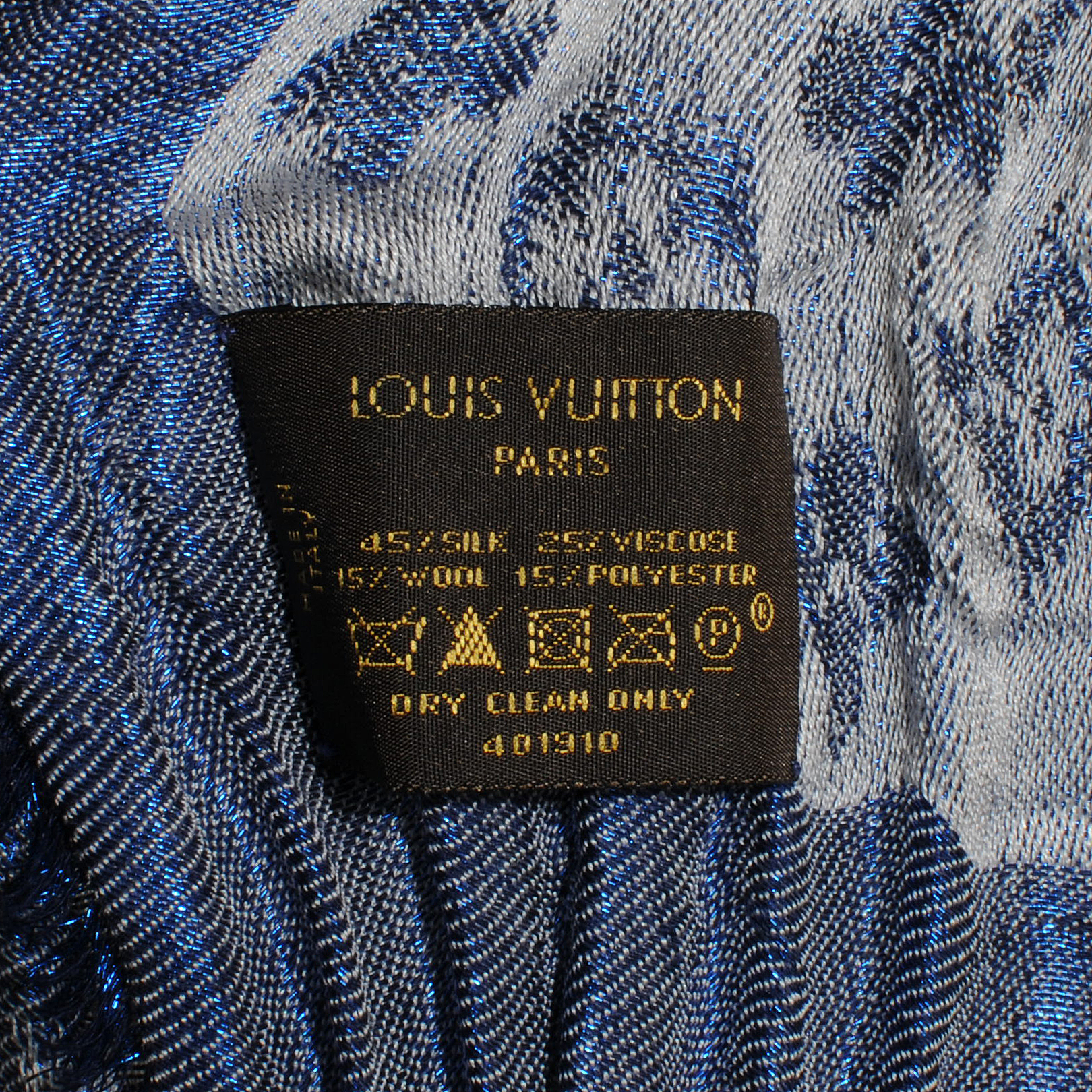 LOUIS VUITTON Monogram Ikat Stole 40889