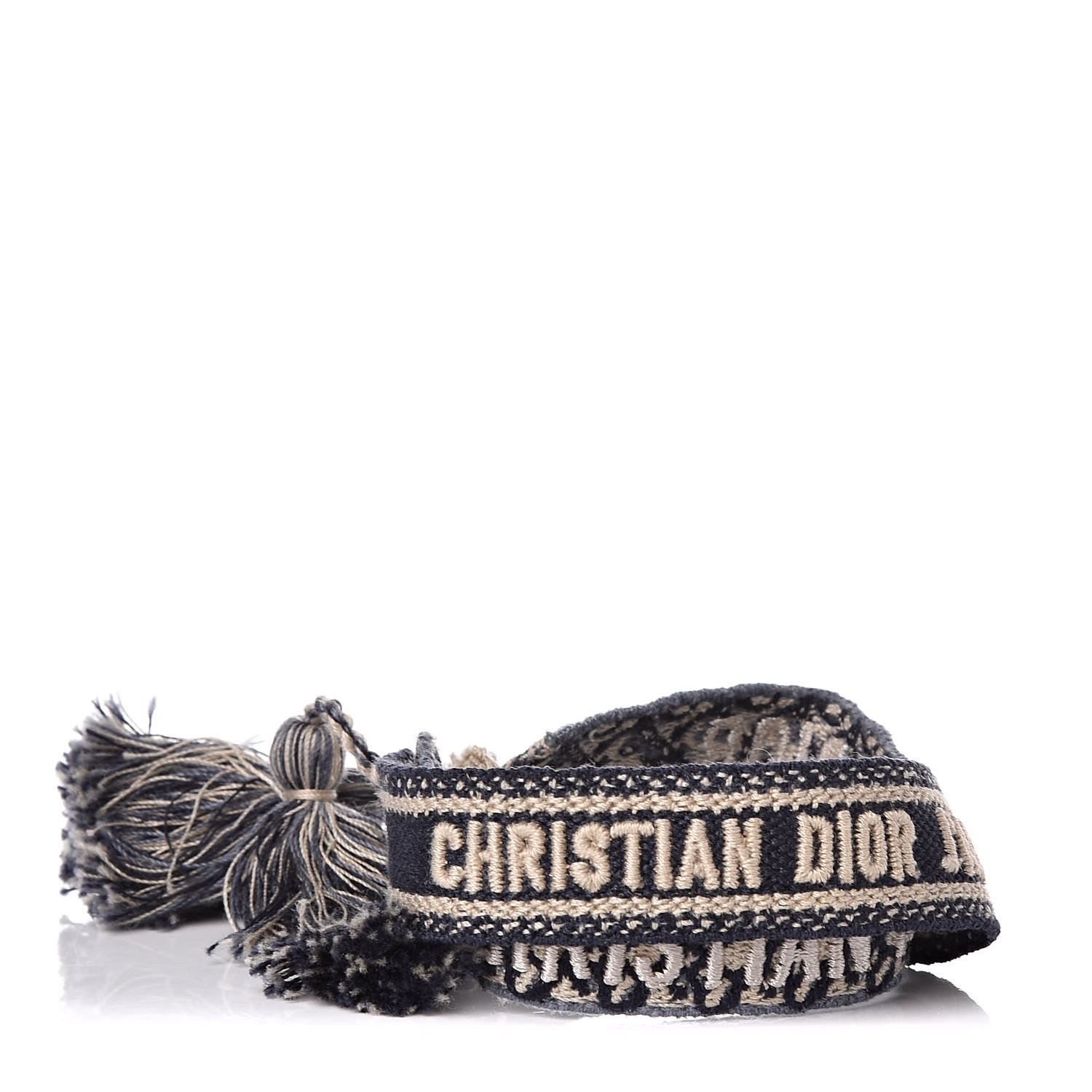 christian dior knitted bracelet