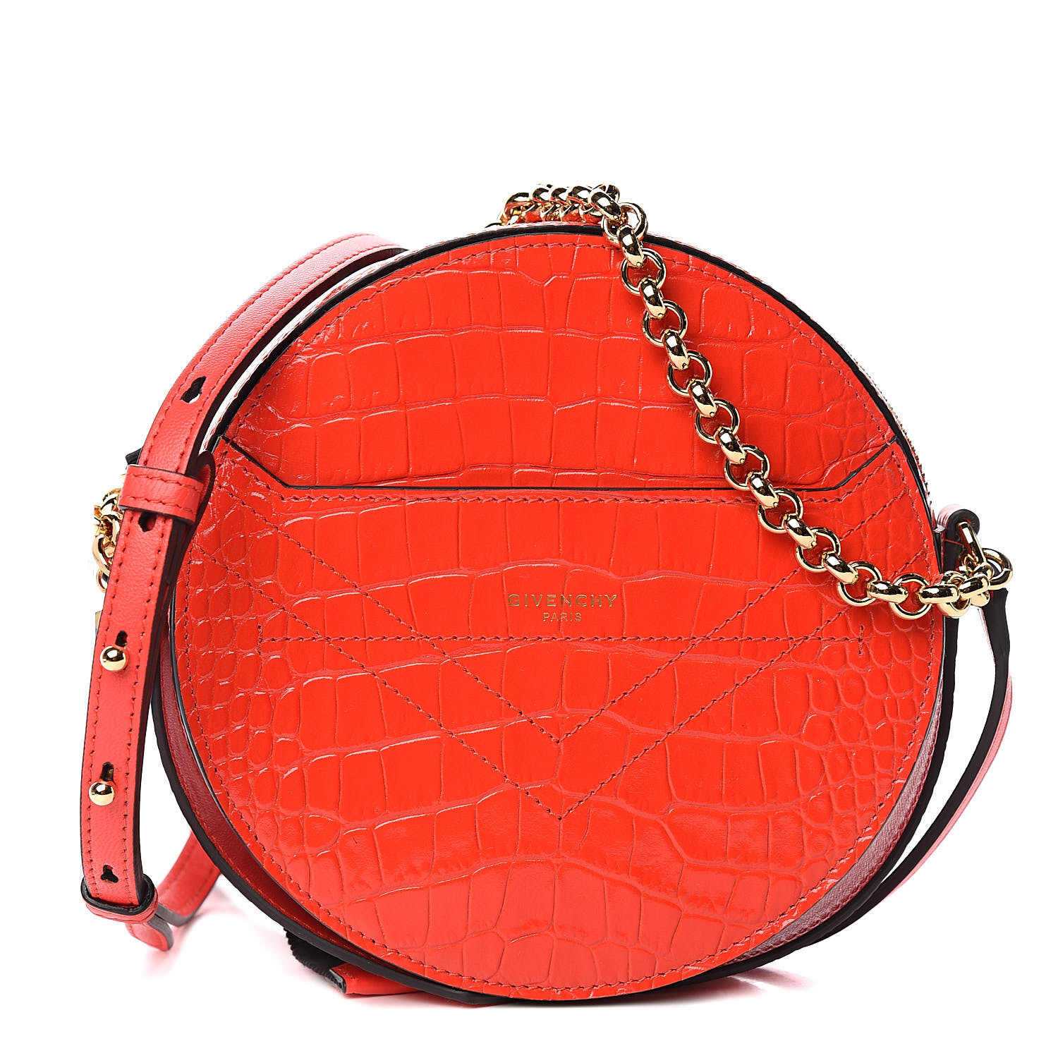 round croc bag