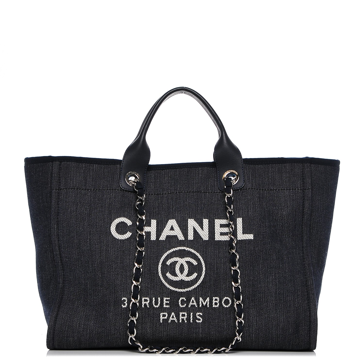 Chanel Deauville Canvas Tote Bag Large Images | IUCN Water