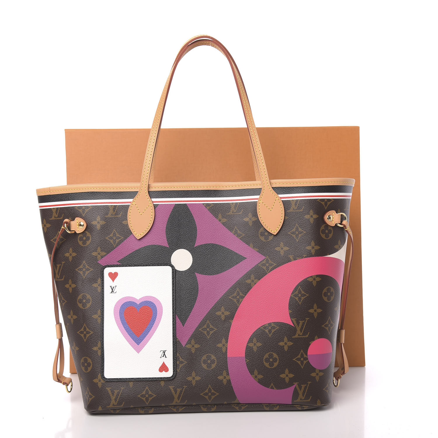 louis vuitton neverfull mm game on monogram