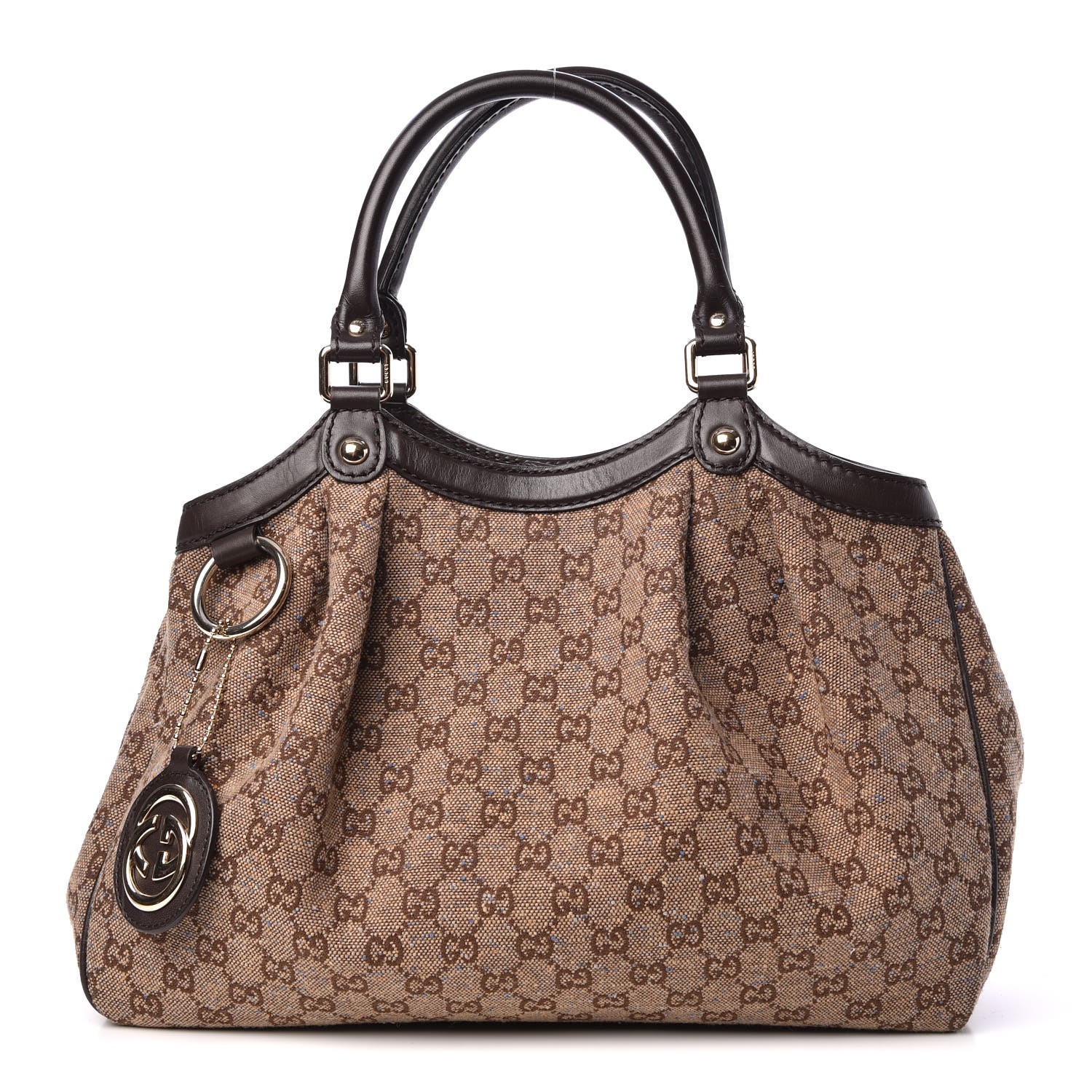 monogram tweed bag