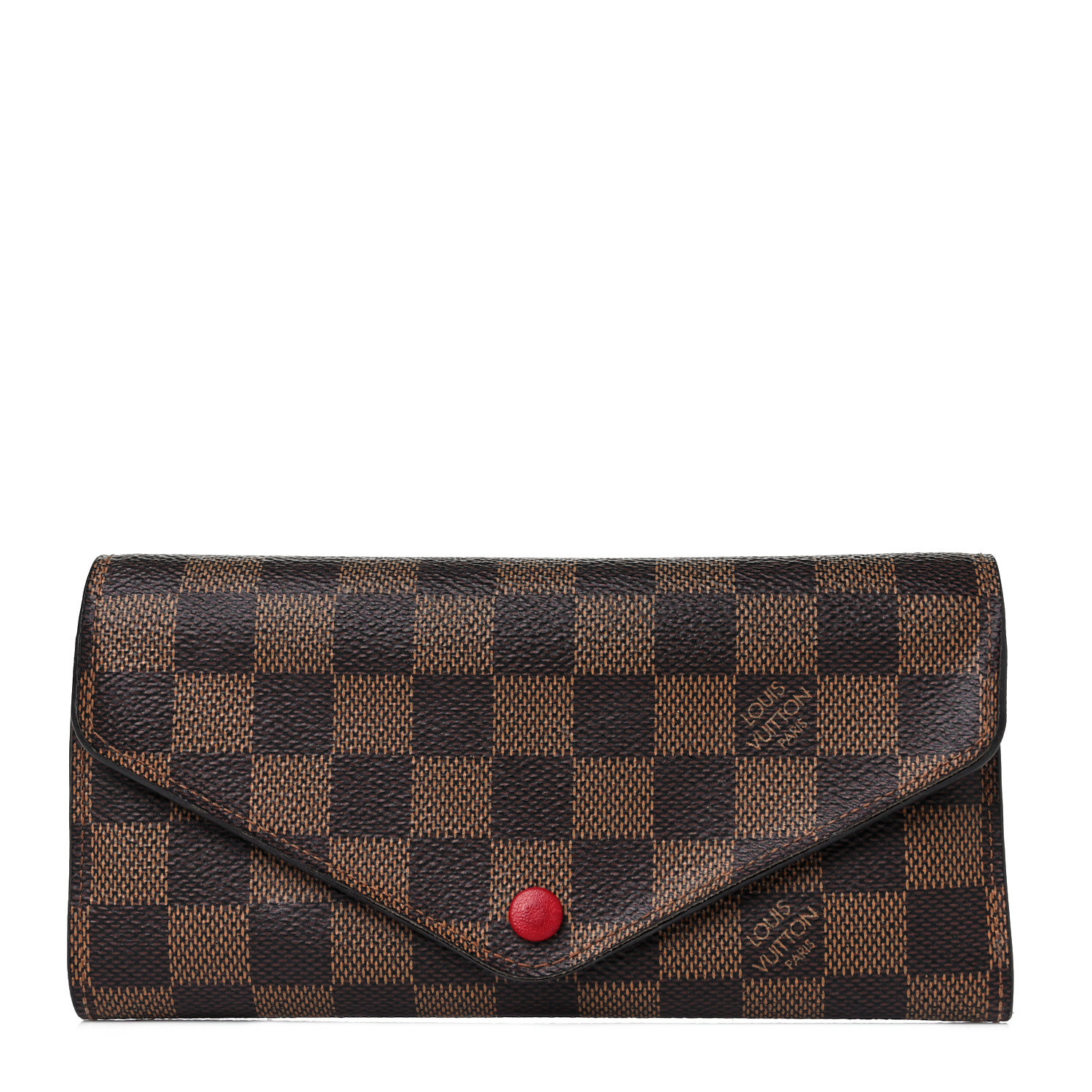 red and brown louis vuitton wallet