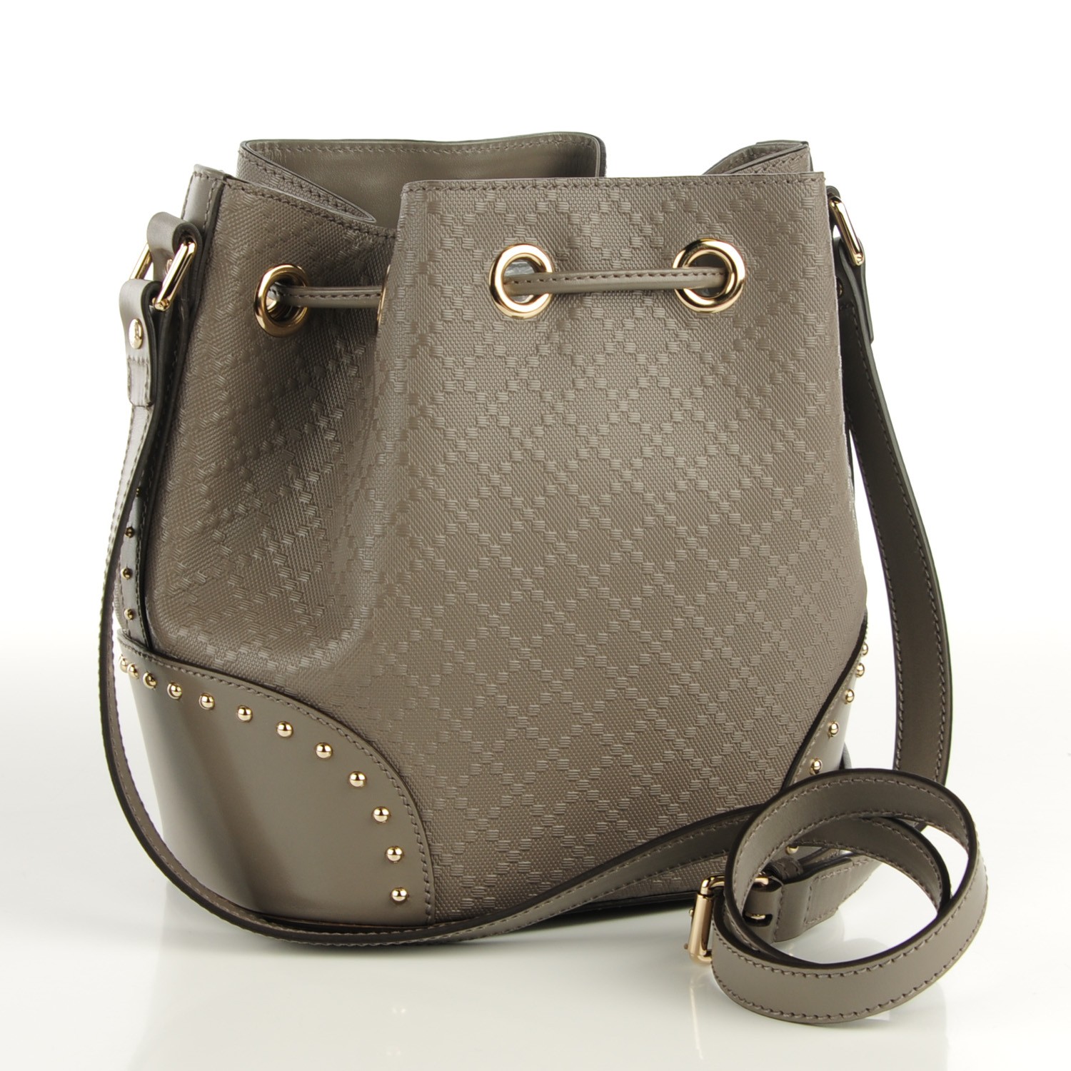 diamante bucket bag