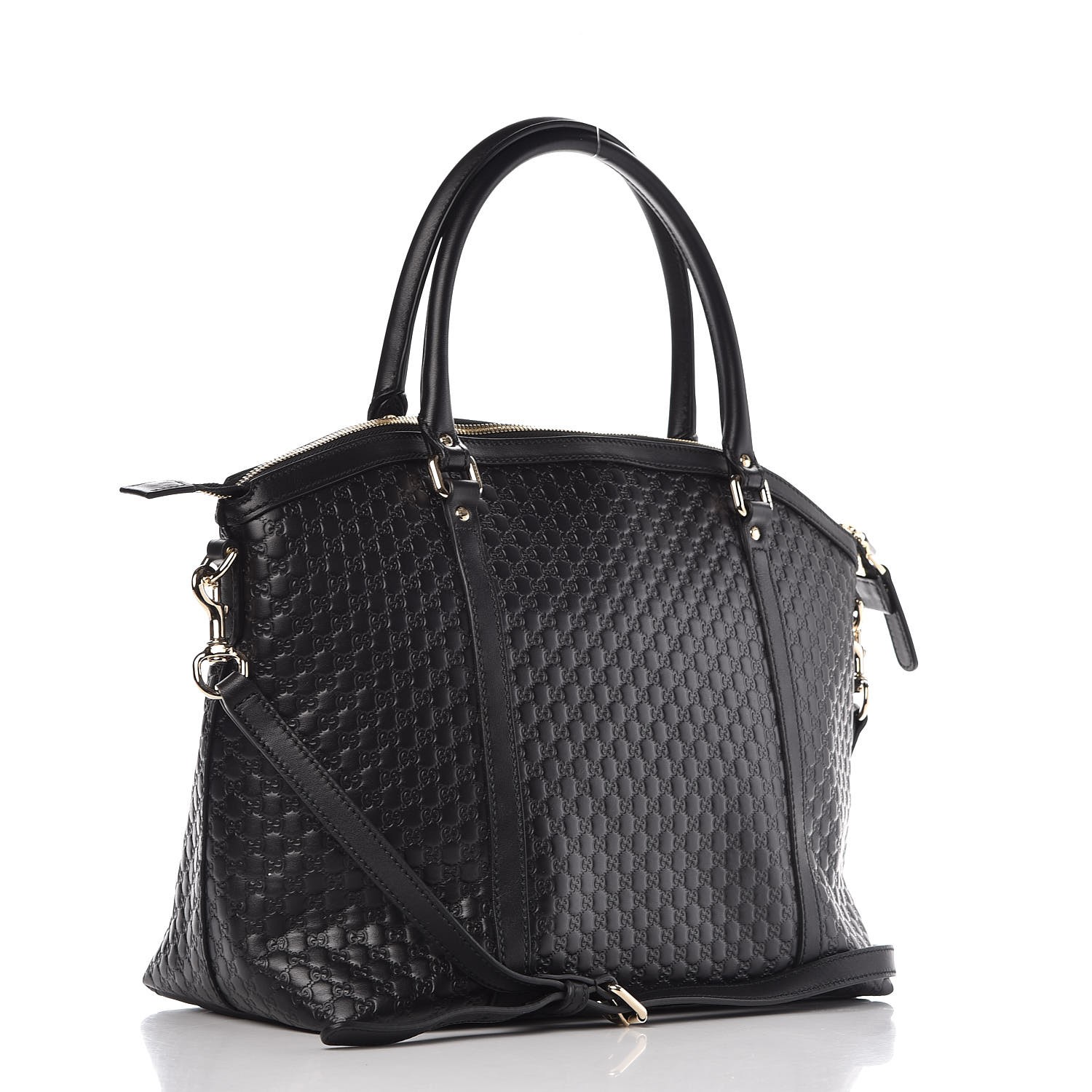 gucci microguccissima mini dome bag black