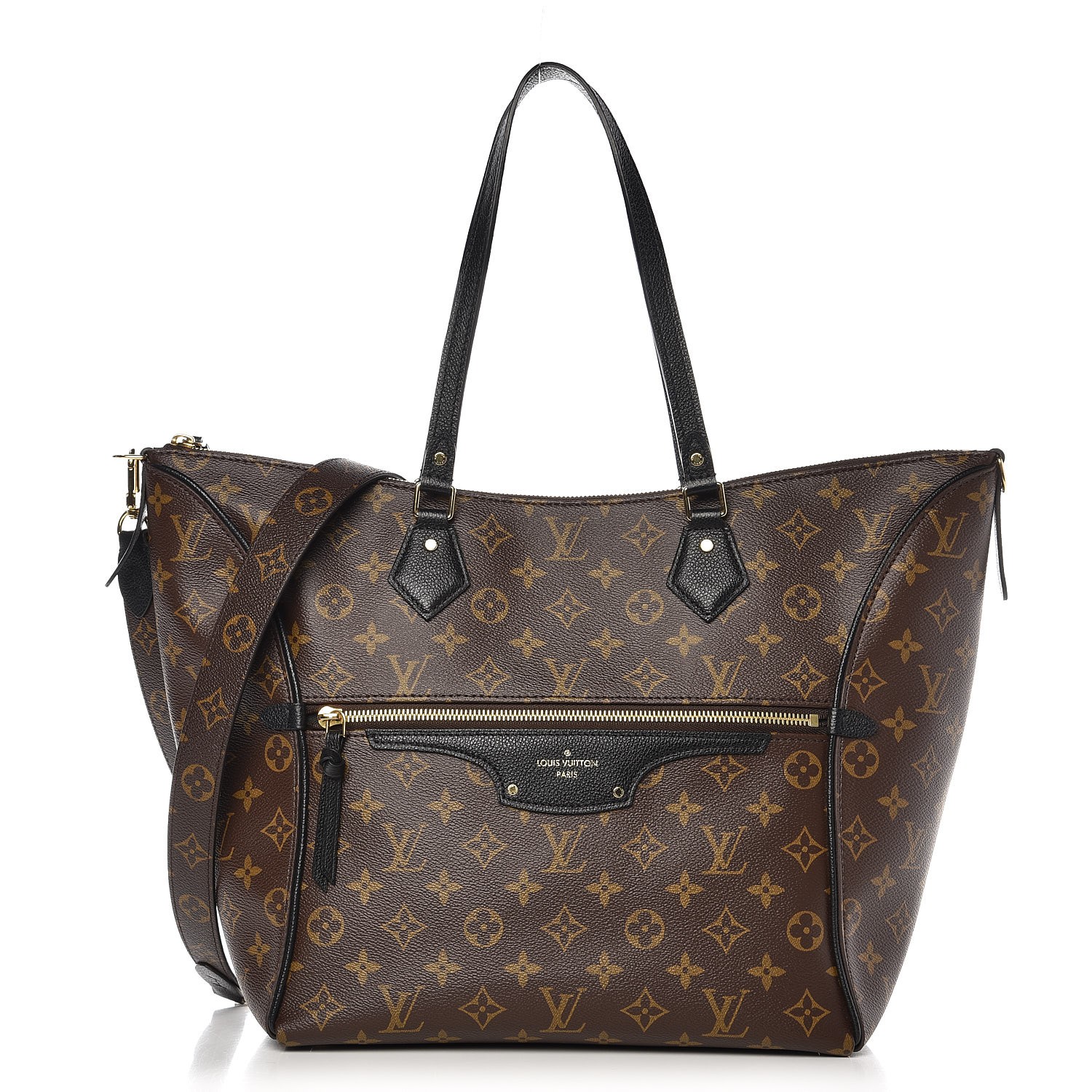 LOUIS VUITTON Monogram Tournelle MM Black 264264