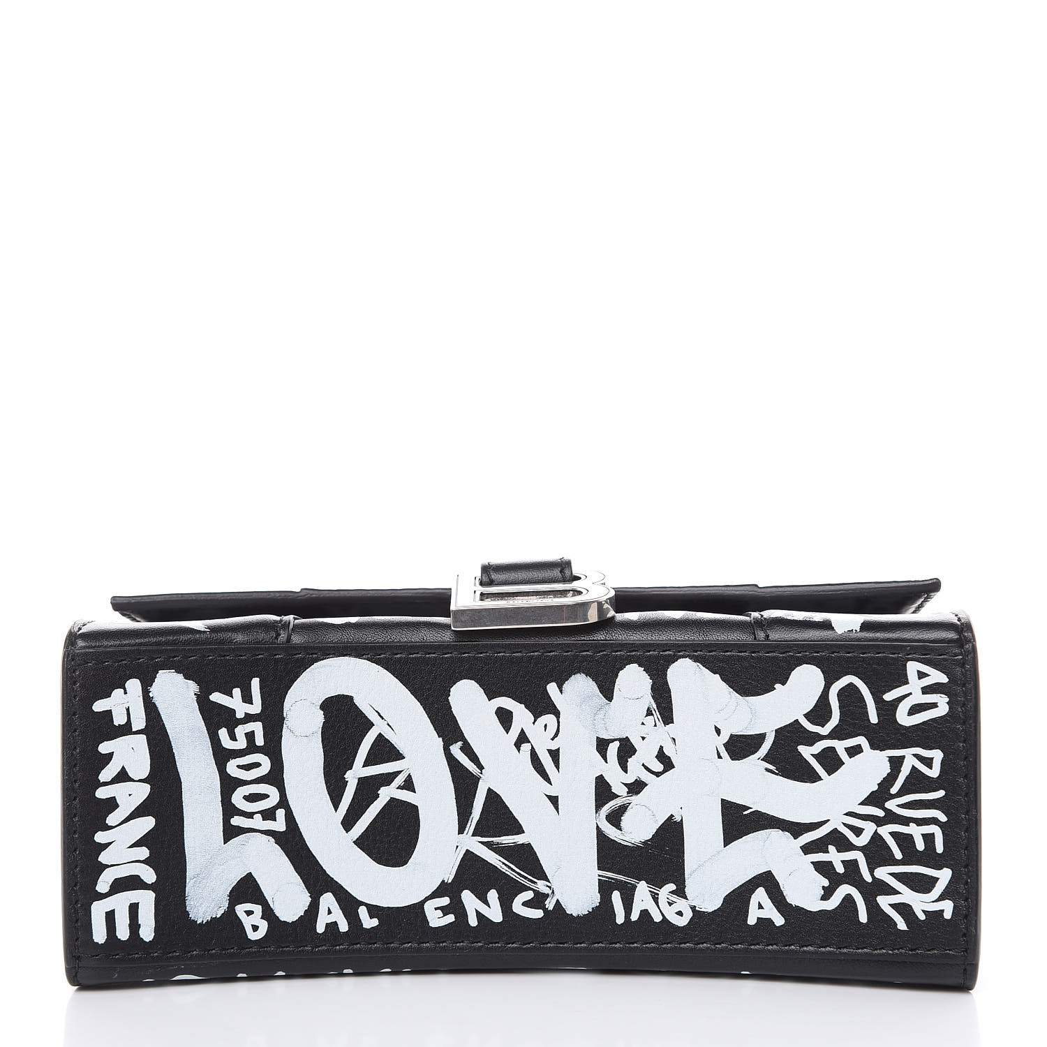 balenciaga graffiti hourglass bag