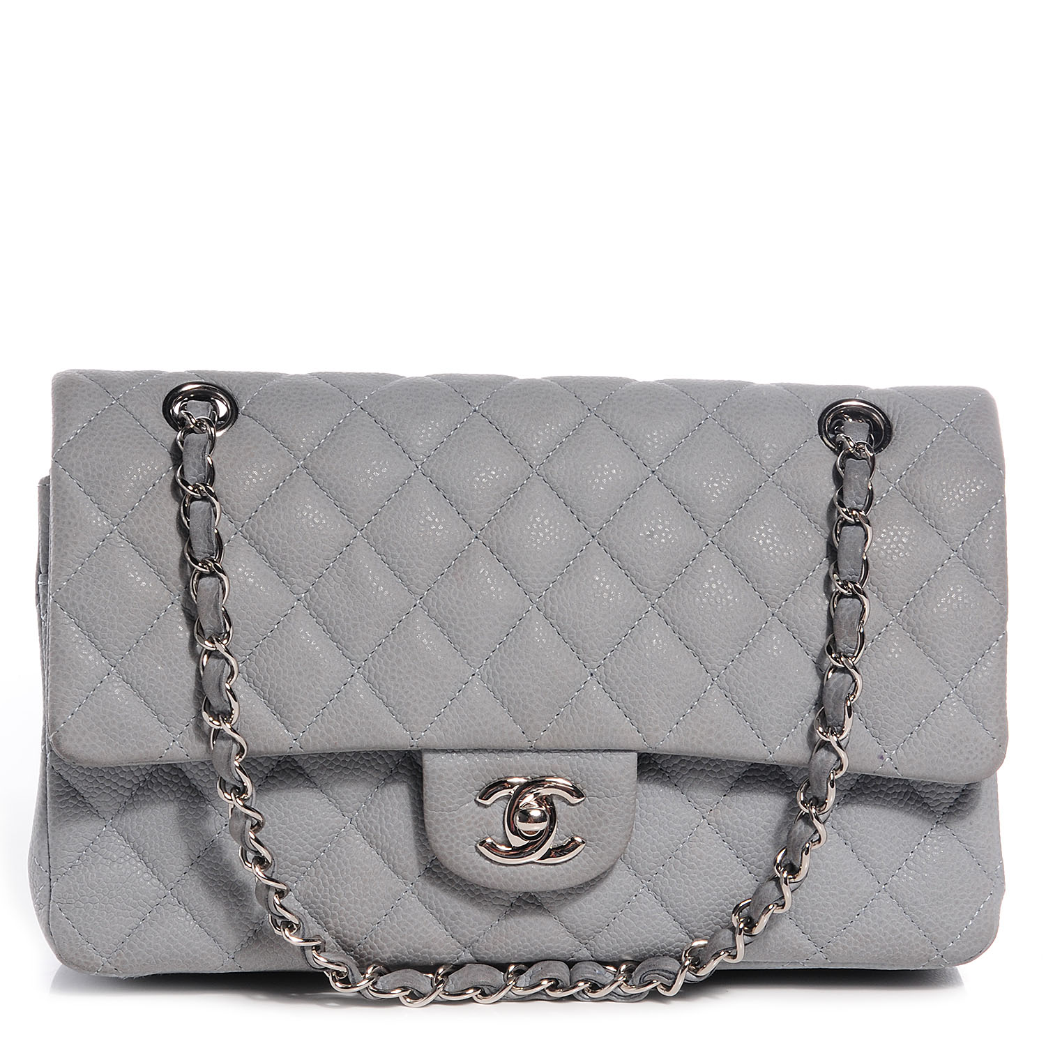 light grey chanel bag