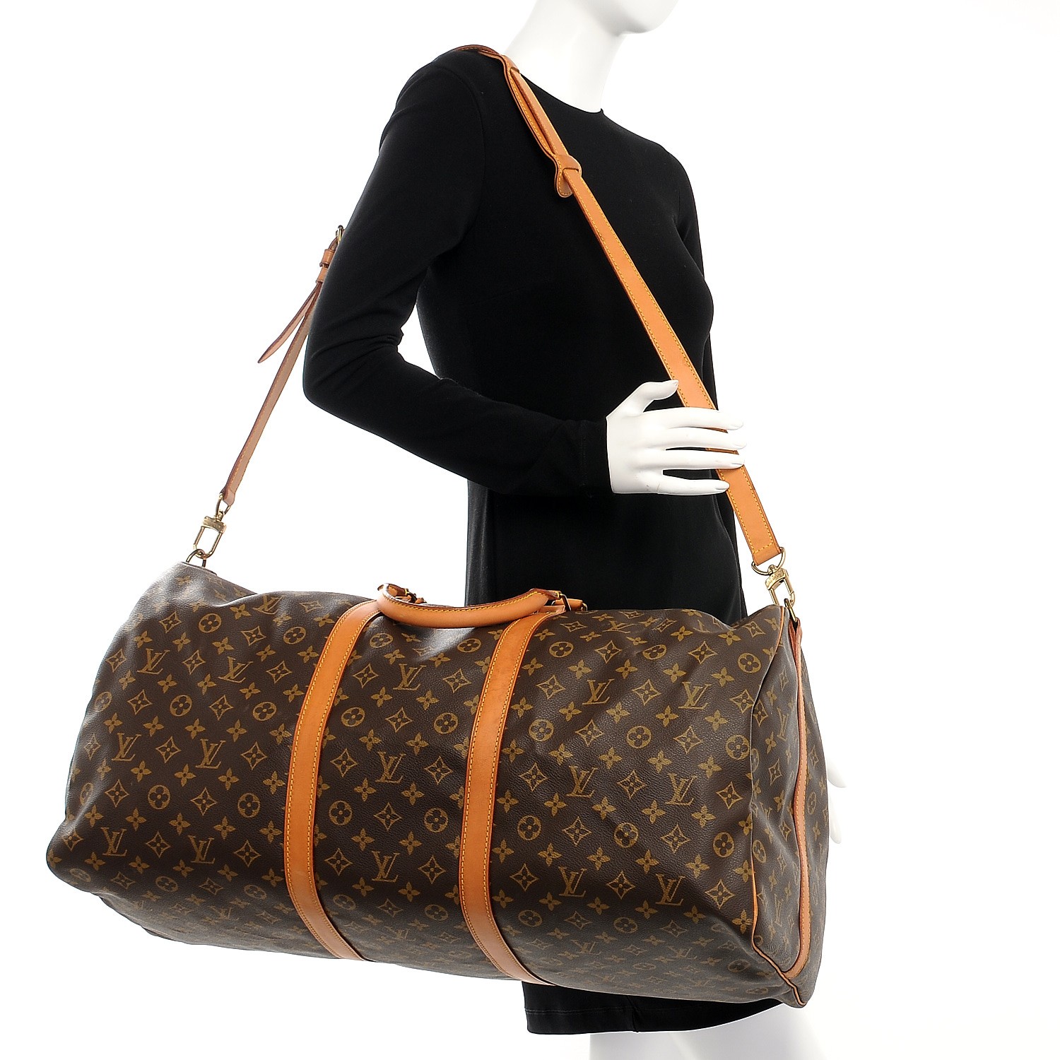 Louis Vuitton Vintage Monogram Keepall Bandouliere 60 Bag For Sale at  1stDibs