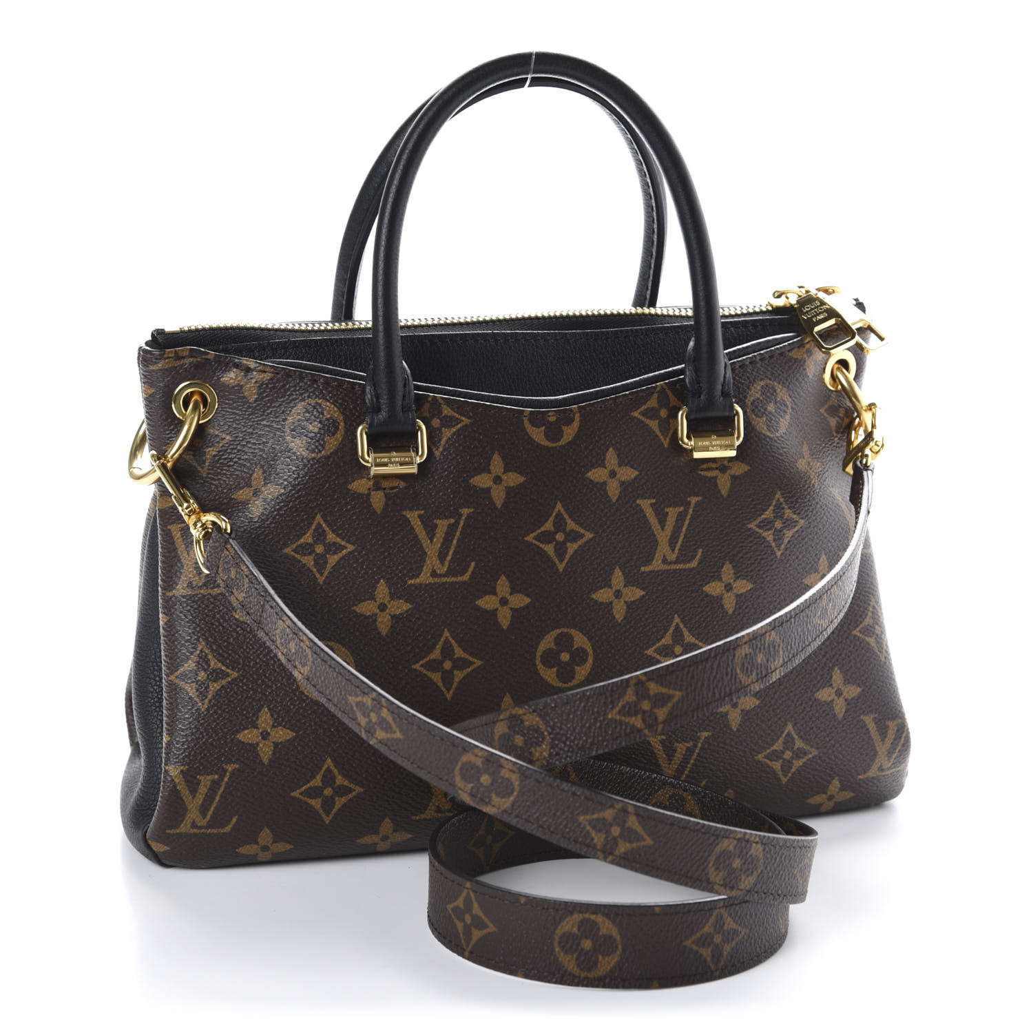 louis vuitton monogram pallas full bb black