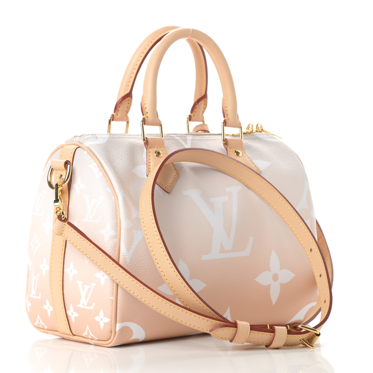 LOUIS VUITTON Monogram Giant By The Pool Speedy Bandouliere 25 Mist