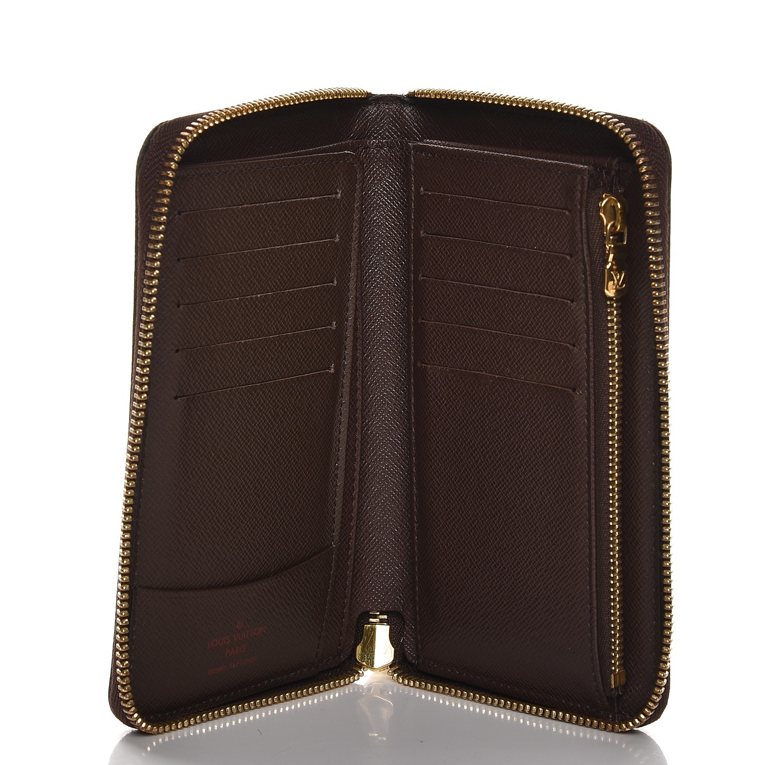 Pre-owned Louis Vuitton 2021 Zippy Compact Wallet In Black