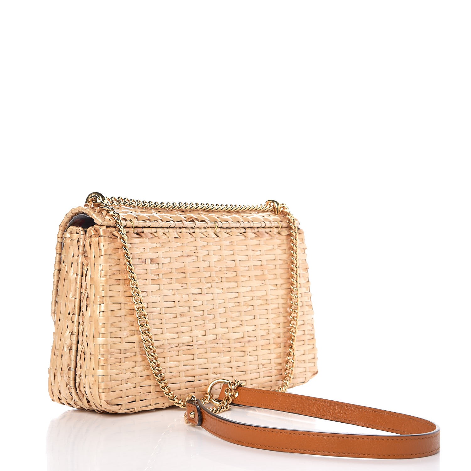 gucci wicker mini shoulder bag