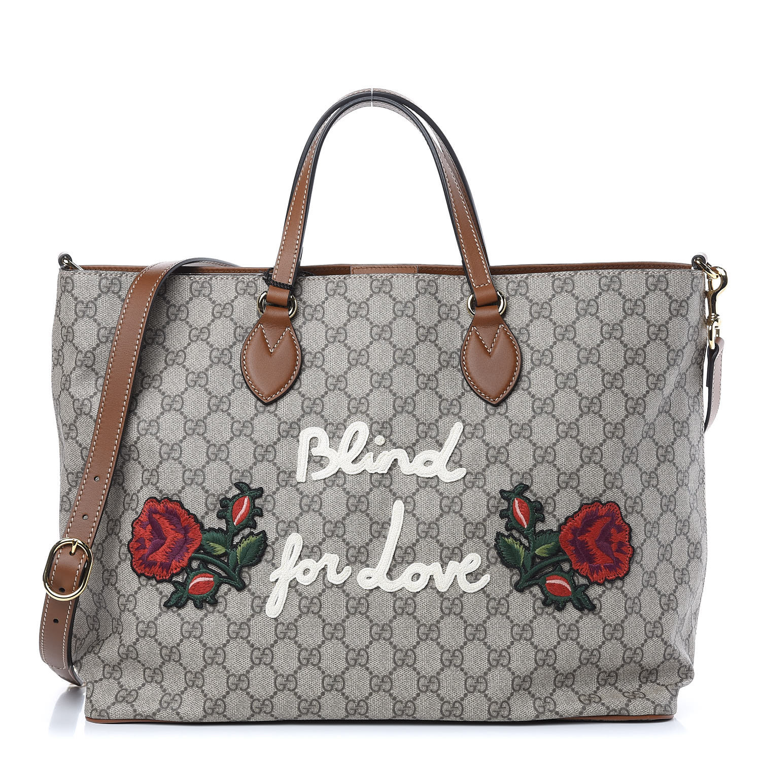 gucci blind for love tote bag