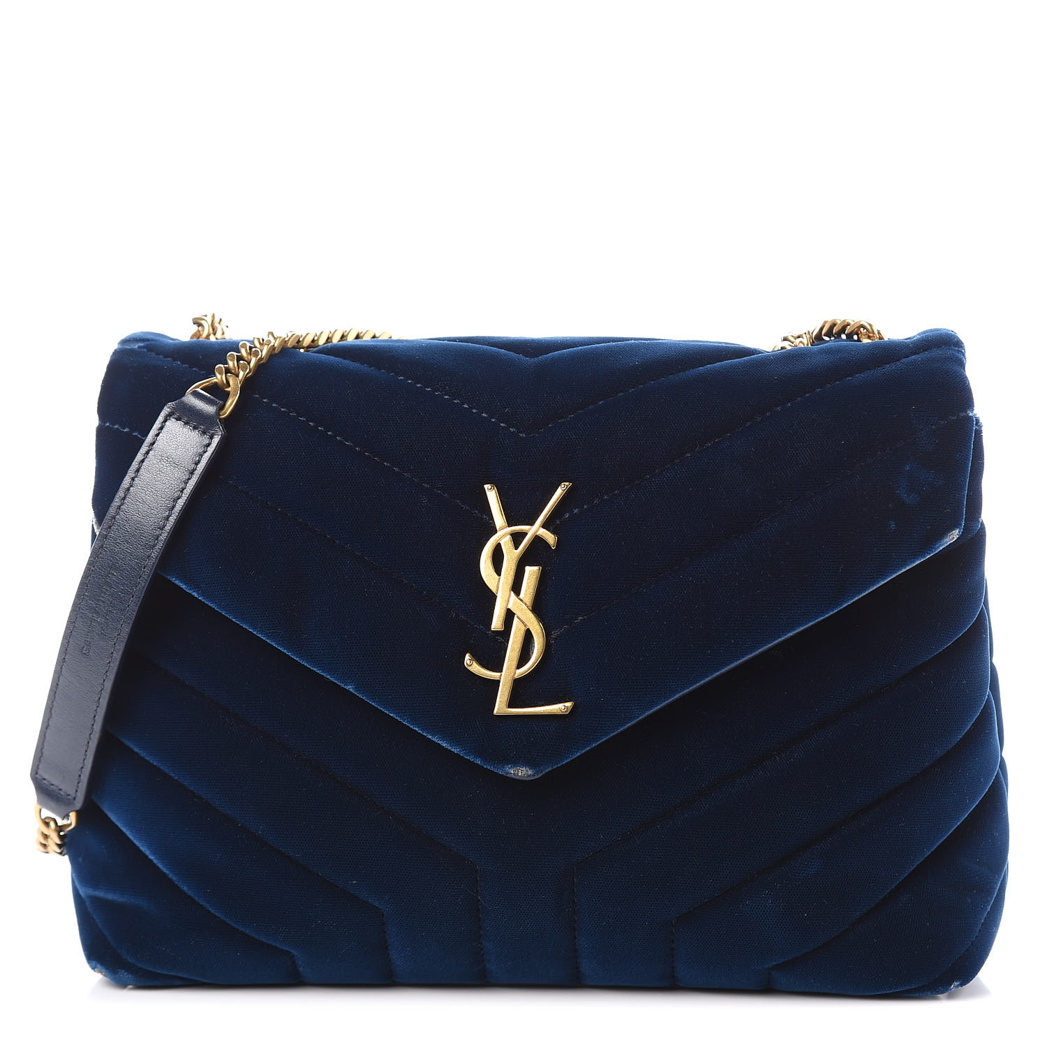 blue velvet ysl bag