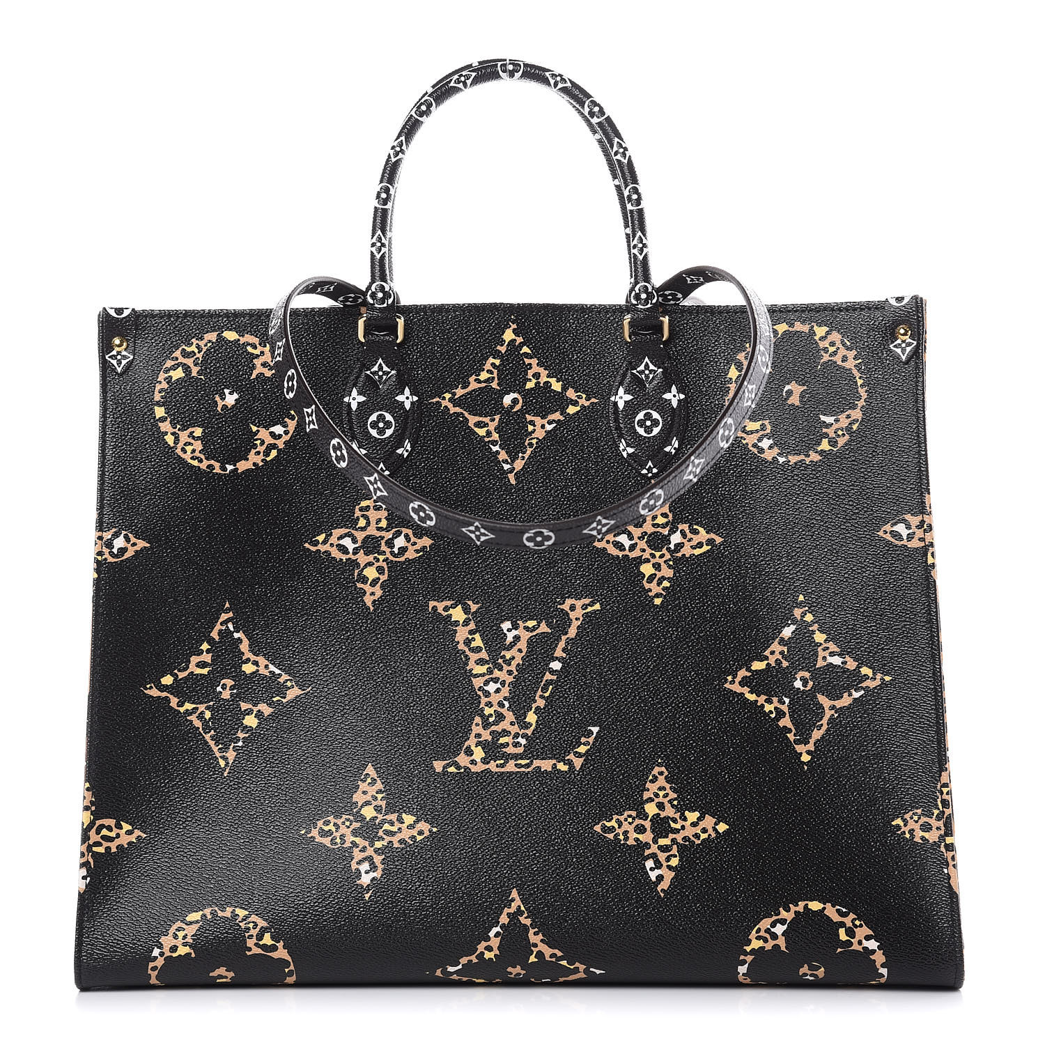 LOUIS VUITTON Monogram Giant Jungle Onthego Black 405633