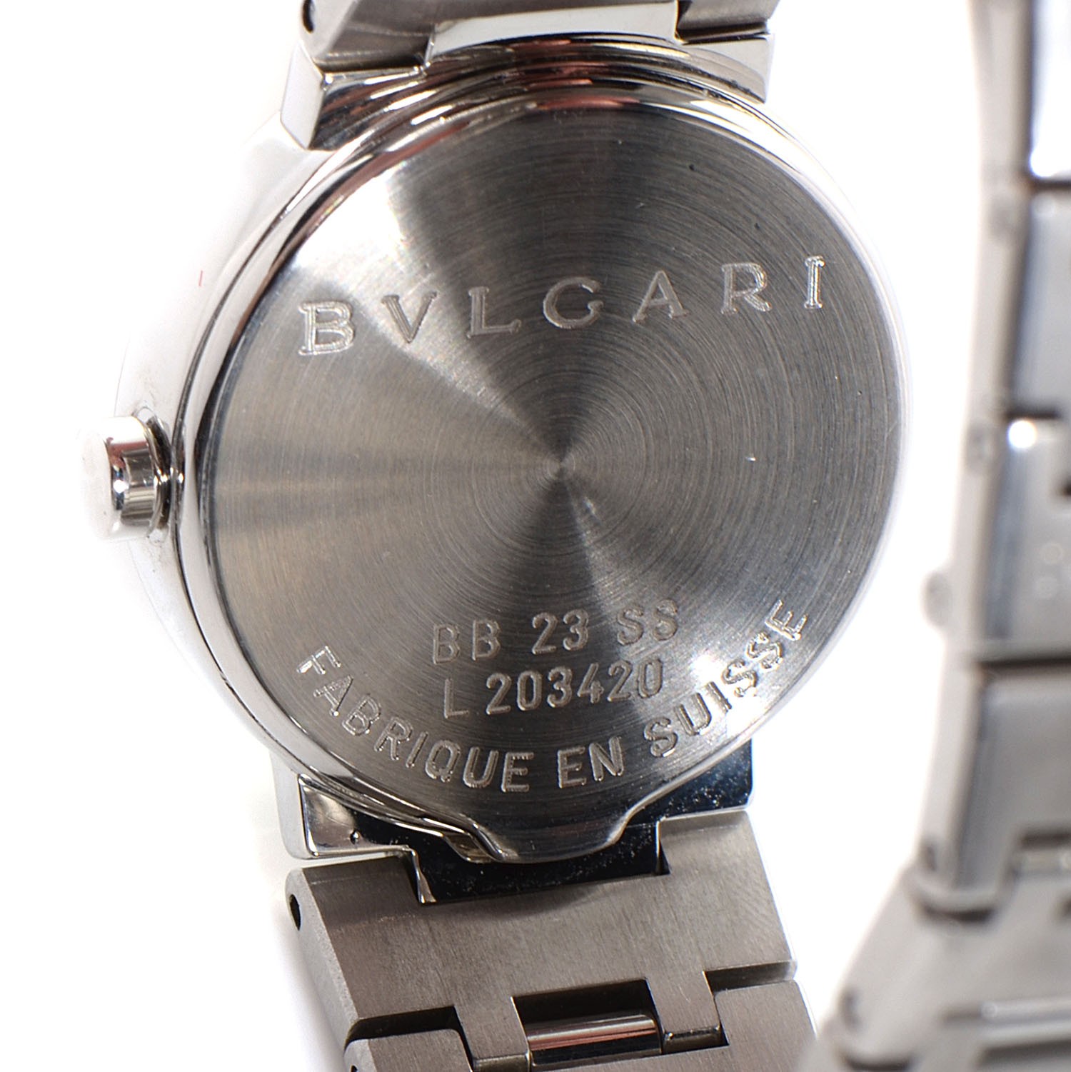 BULGARI BVLGARI Ladies Stainless Steel 23mm Quartz Watch 91806
