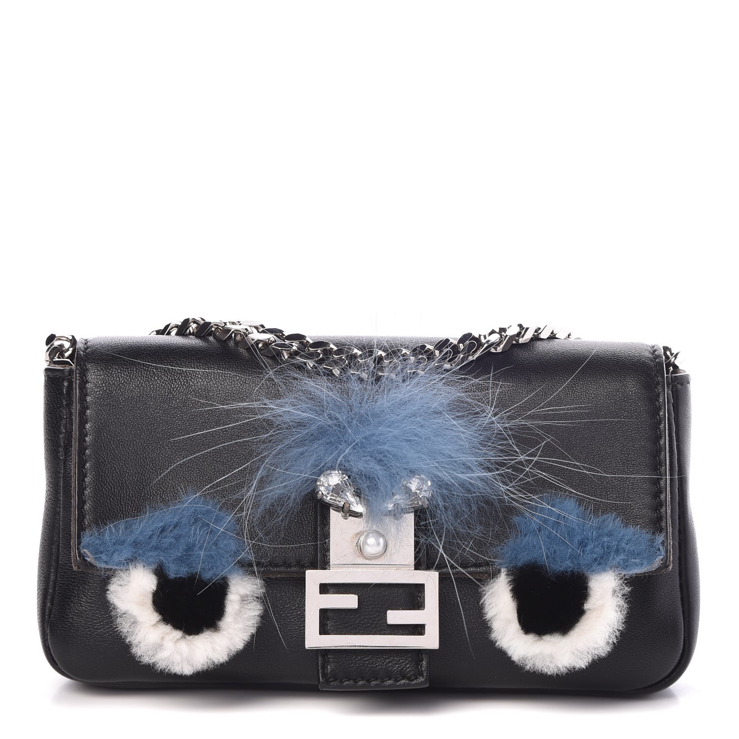 fendi micro monster baguette price