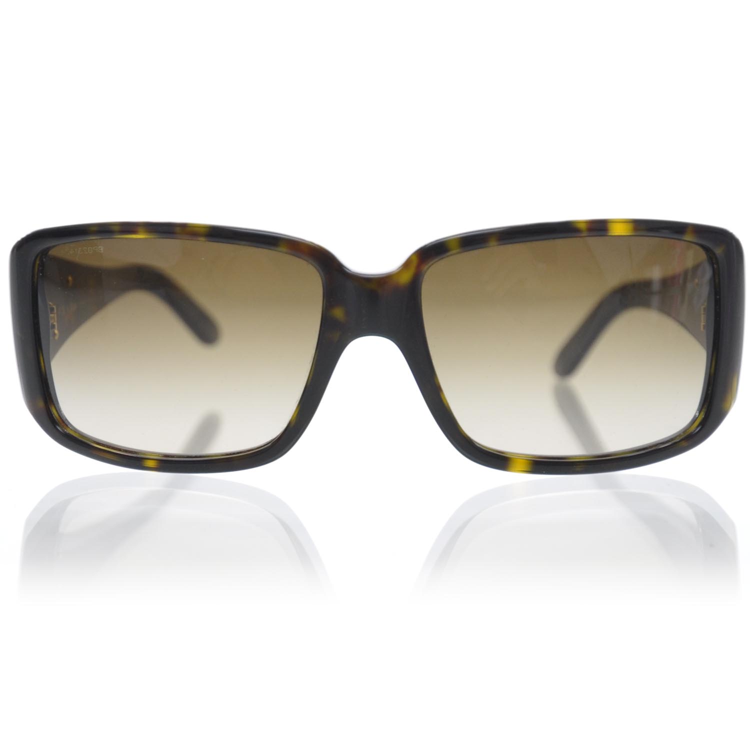 Prada Tortoise Shell Sunglasses Spr 16l 29654 0387