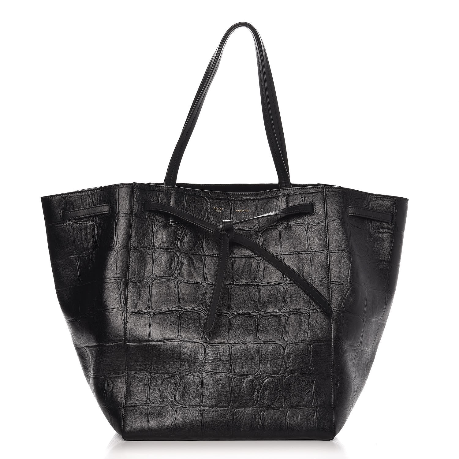 celine phantom croc embossed