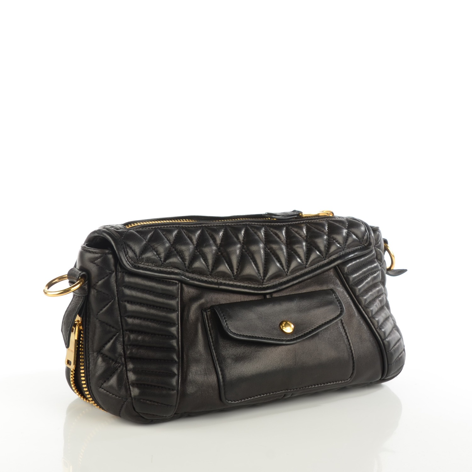 miu miu nappa biker bag