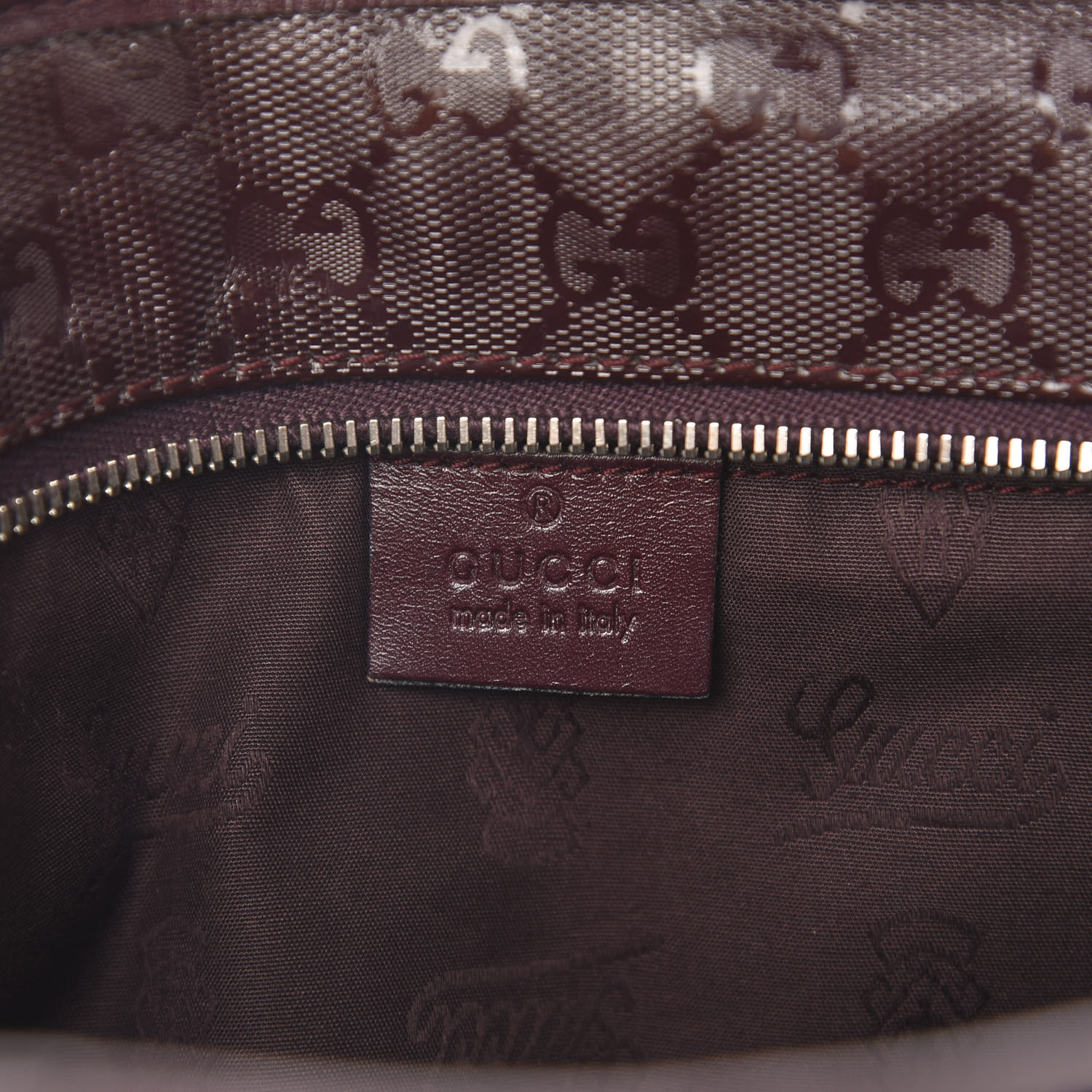 GUCCI Imprime Monogram Small Joy Tote Bordeaux 629693 | FASHIONPHILE