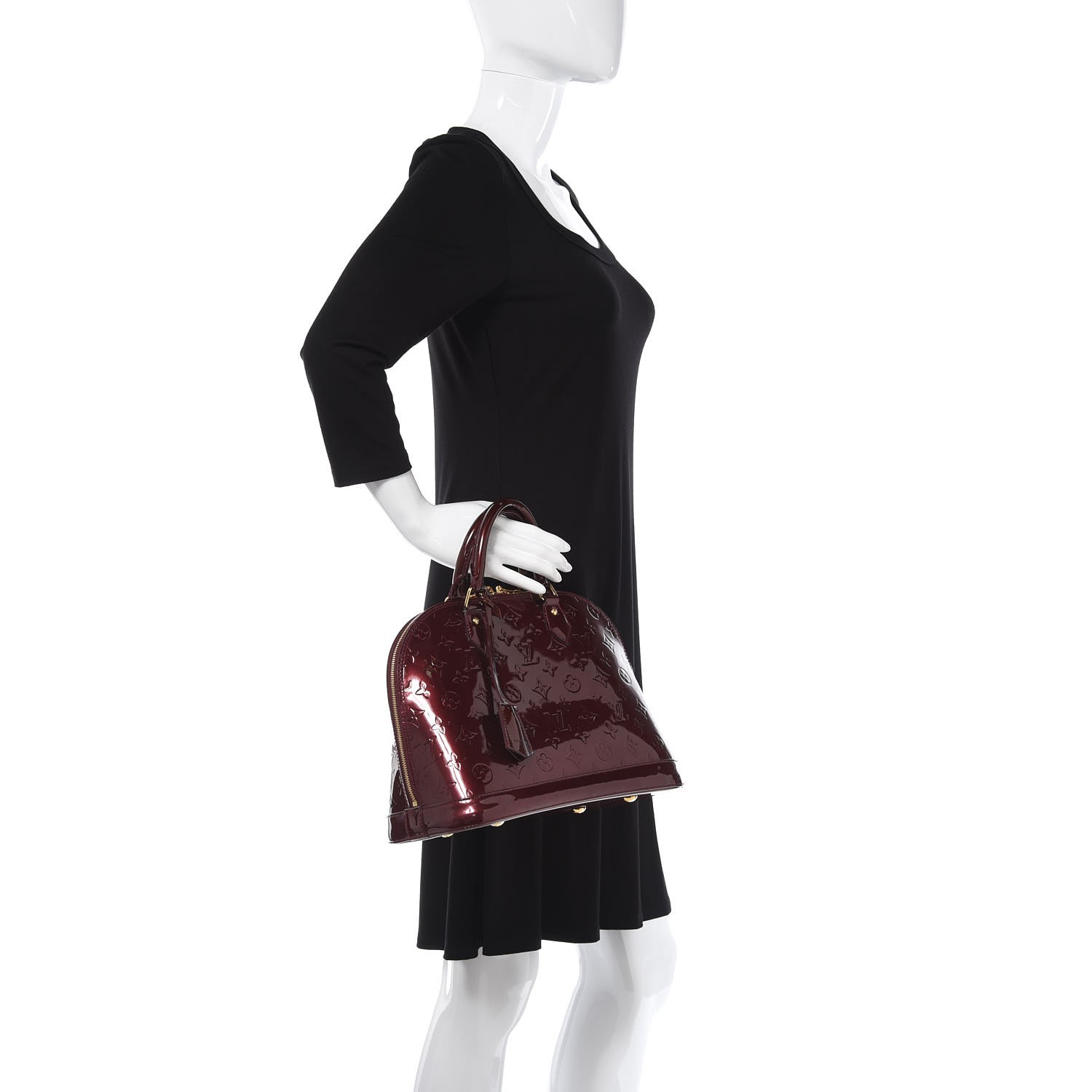 Louis Vuitton - Alma PM Monogram Vernis Leather Rouge Fauviste