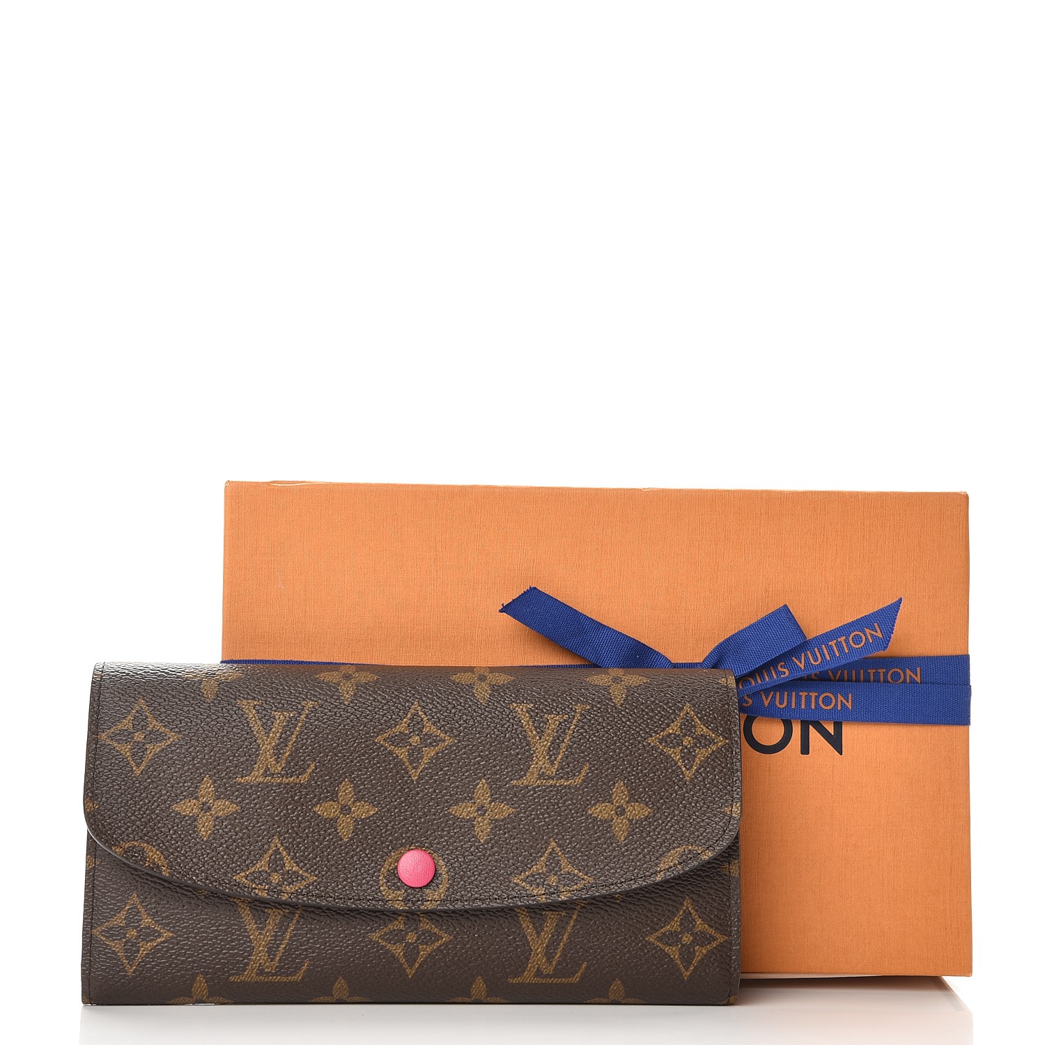 Louis Vuitton Monogram Emilie Wallet Hot Pink 233643 0912