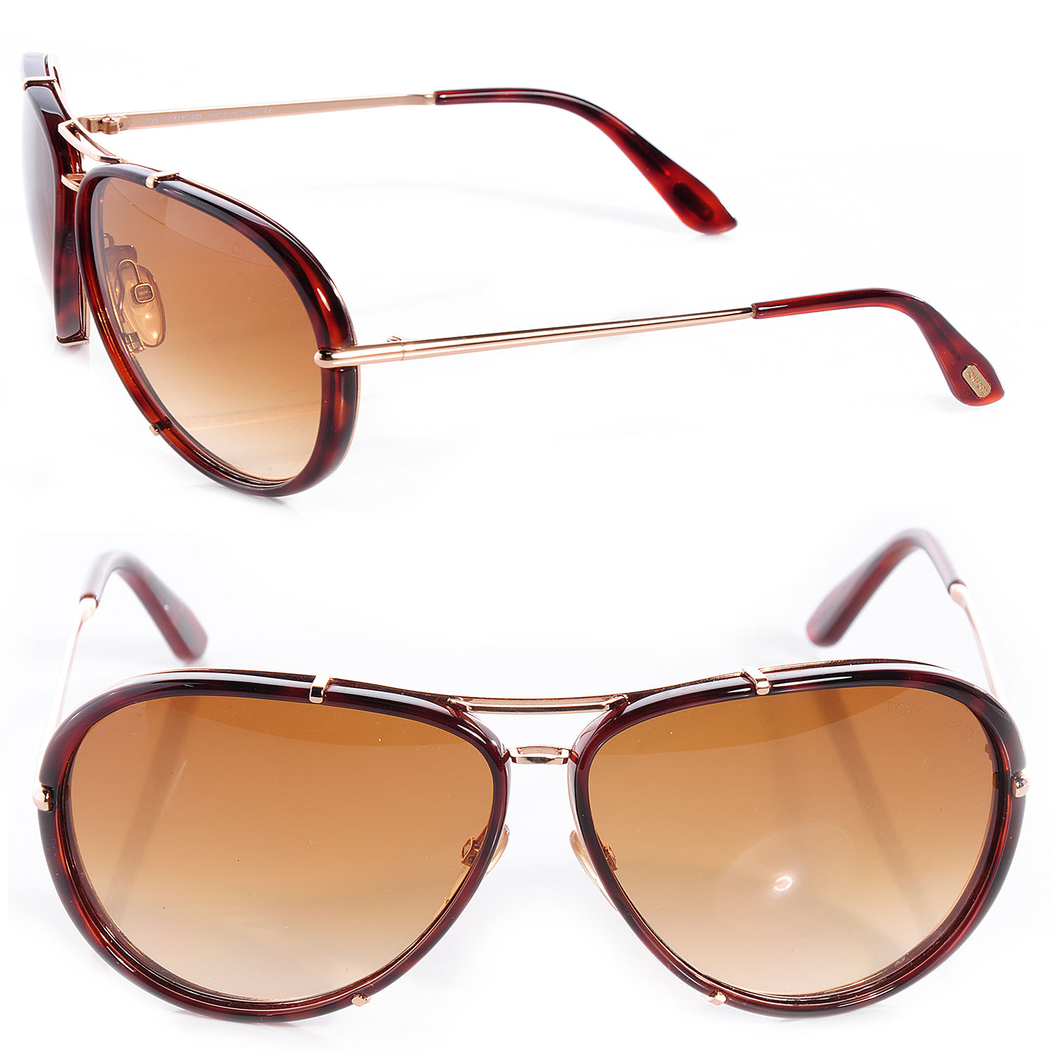 TOM FORD Cyrille Sunglasses TF109 Rose Gold 75245