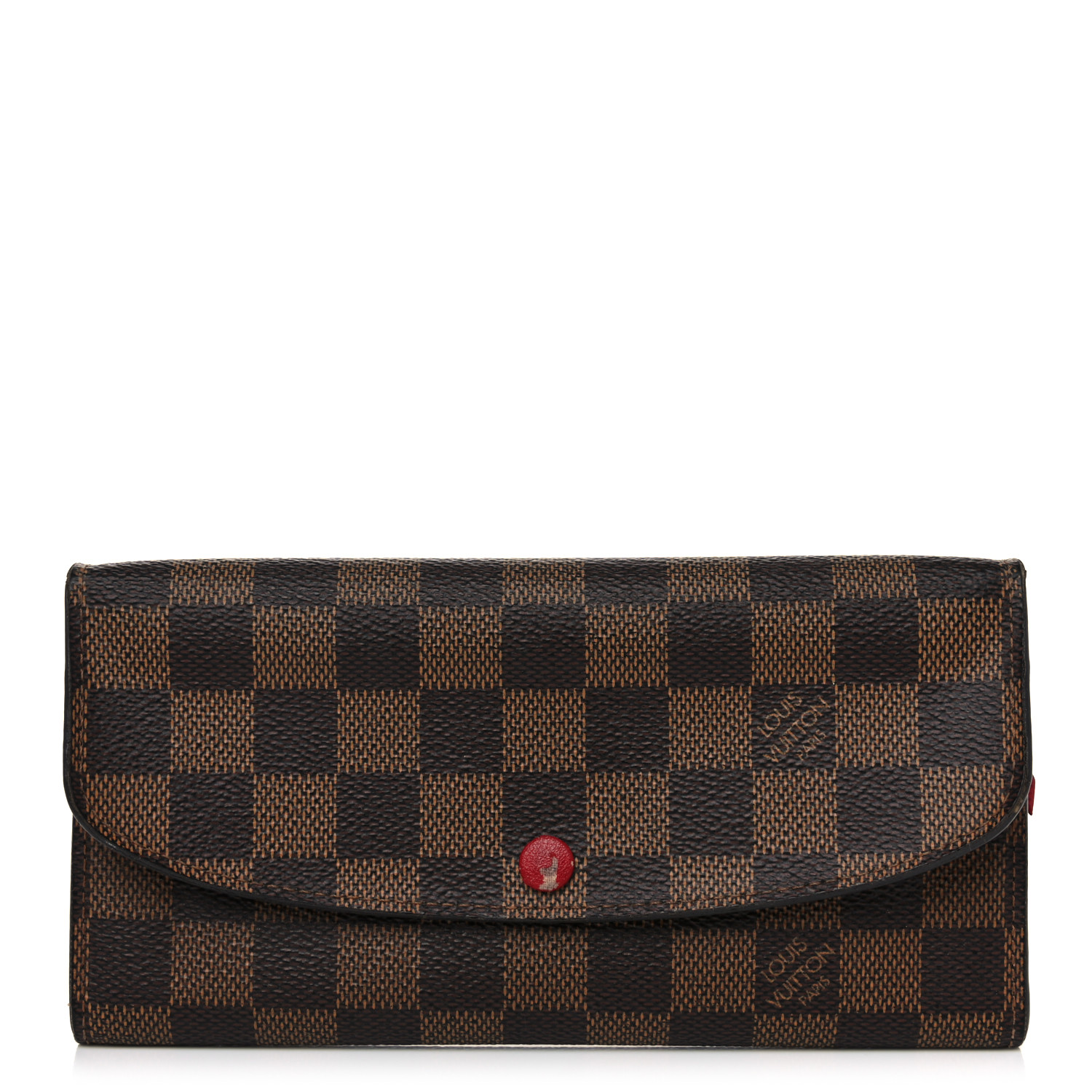 lv emilie wallet red