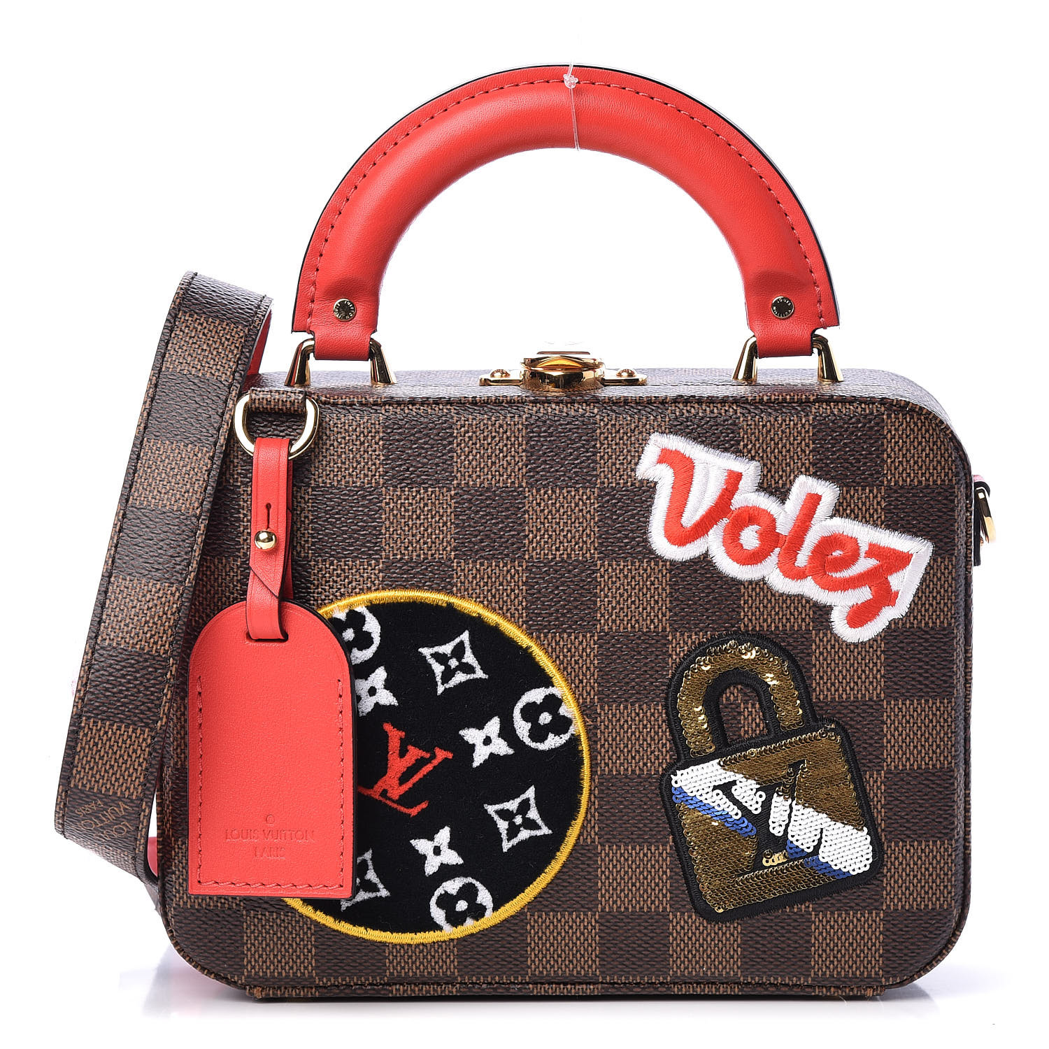 louis vuitton red box bag