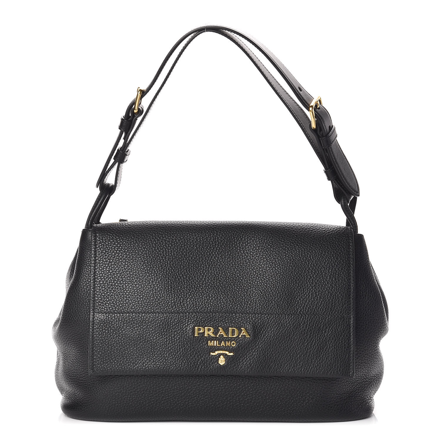 prada flap shoulder bag