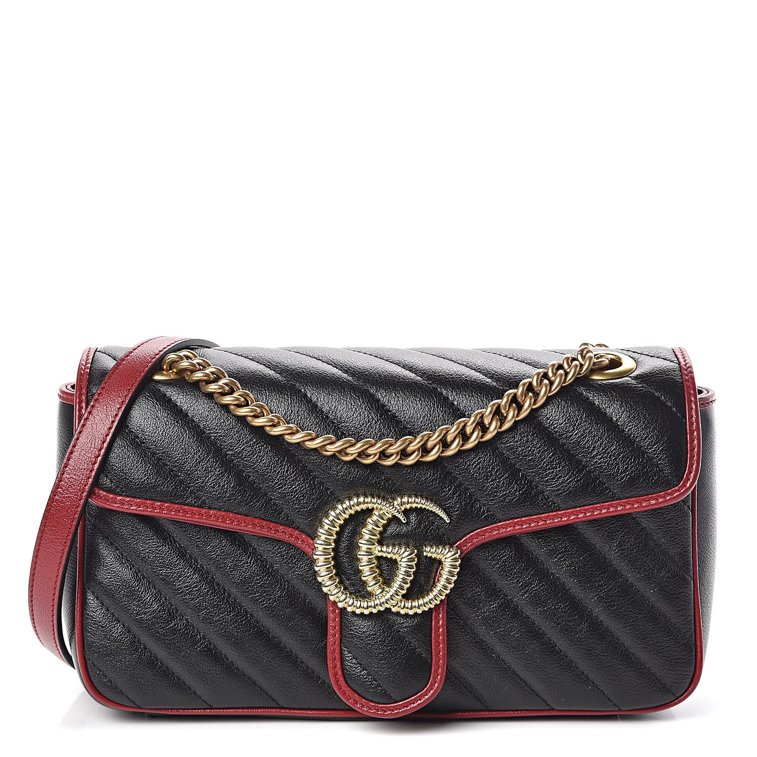 gucci vintage shoulder bag black