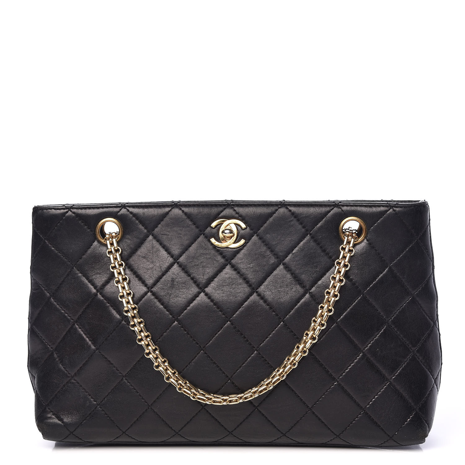 chanel quilted tote