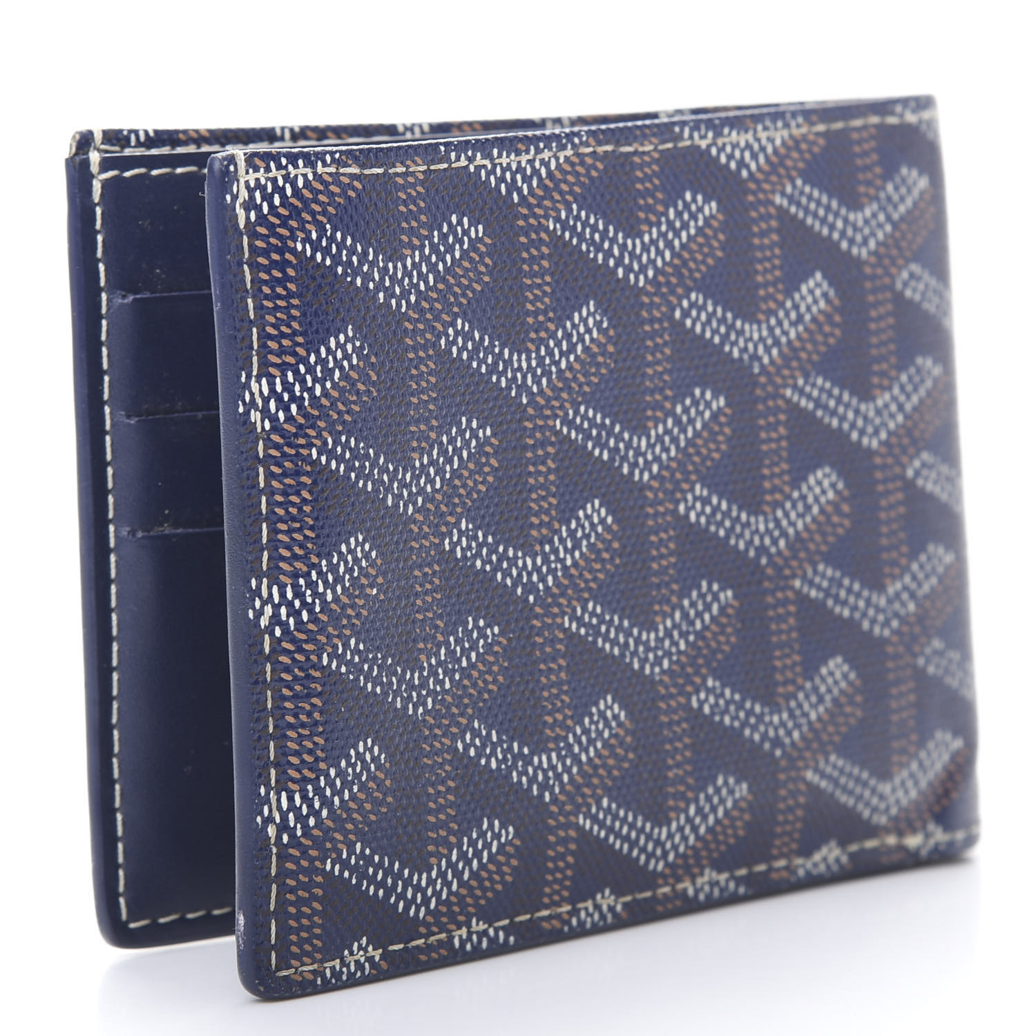 Goyard Victoire Wallet (Blue) bifold Bi-fold wallet/leather/bill