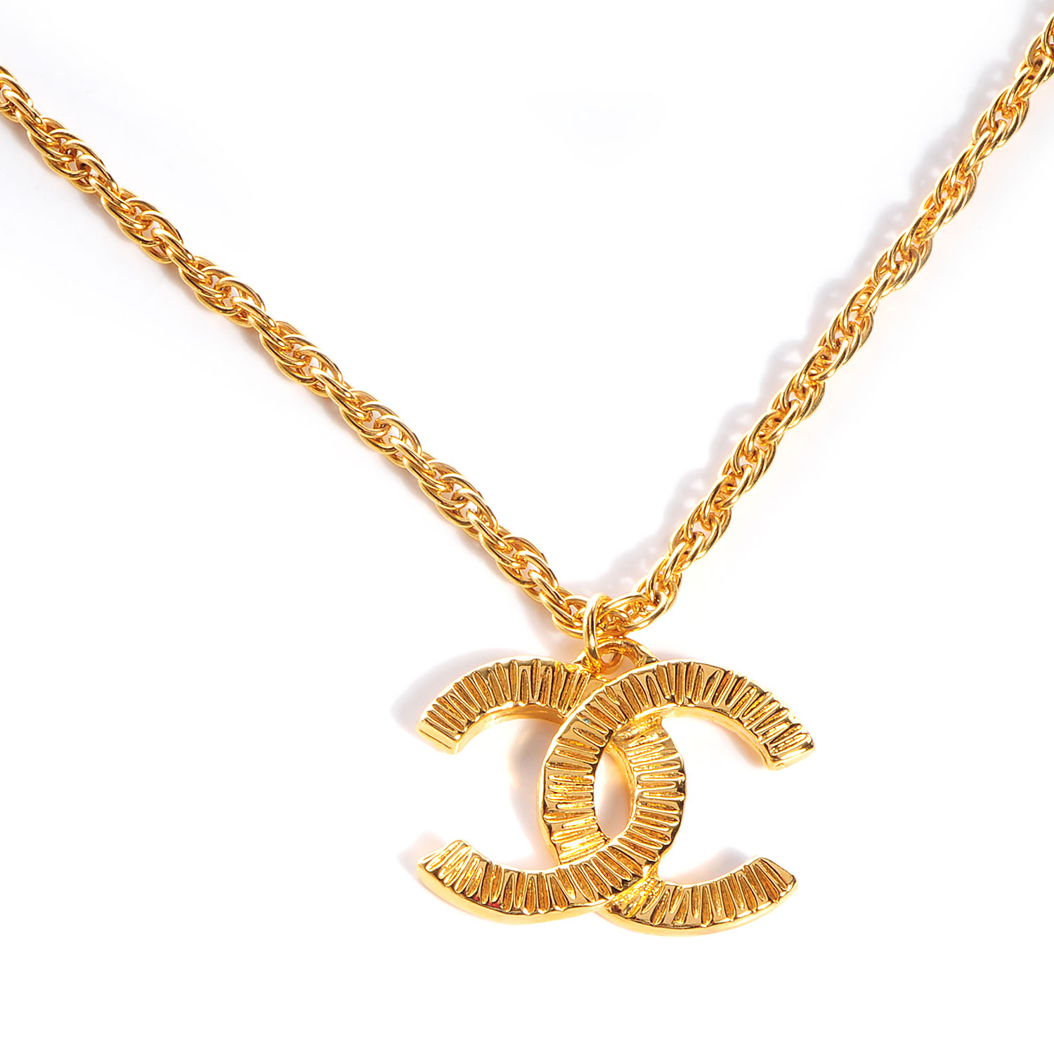 chanel alphabet necklace