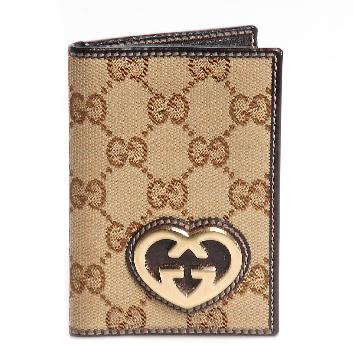 gucci wallet with heart on back