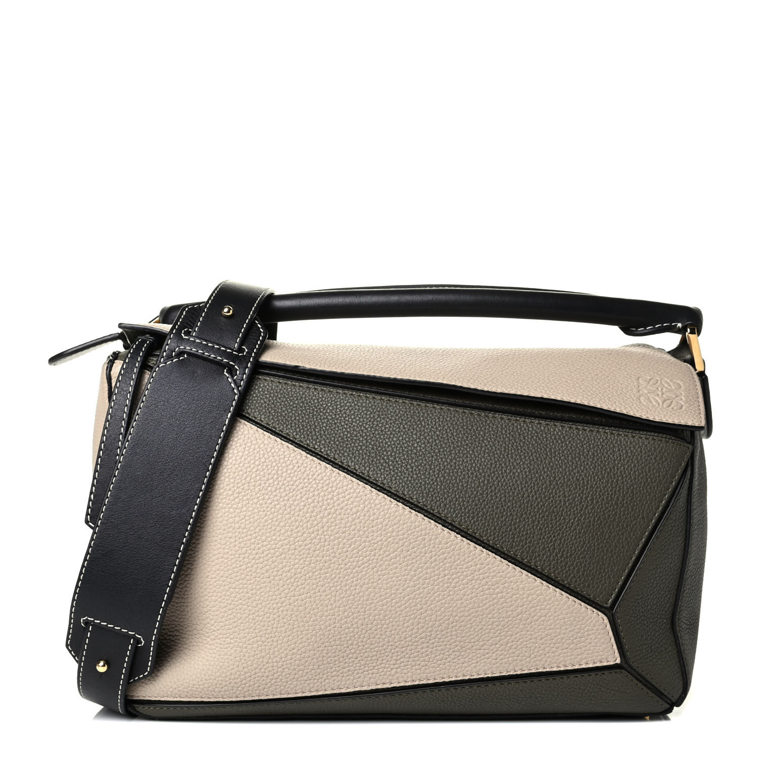 loewe puzzle khaki green